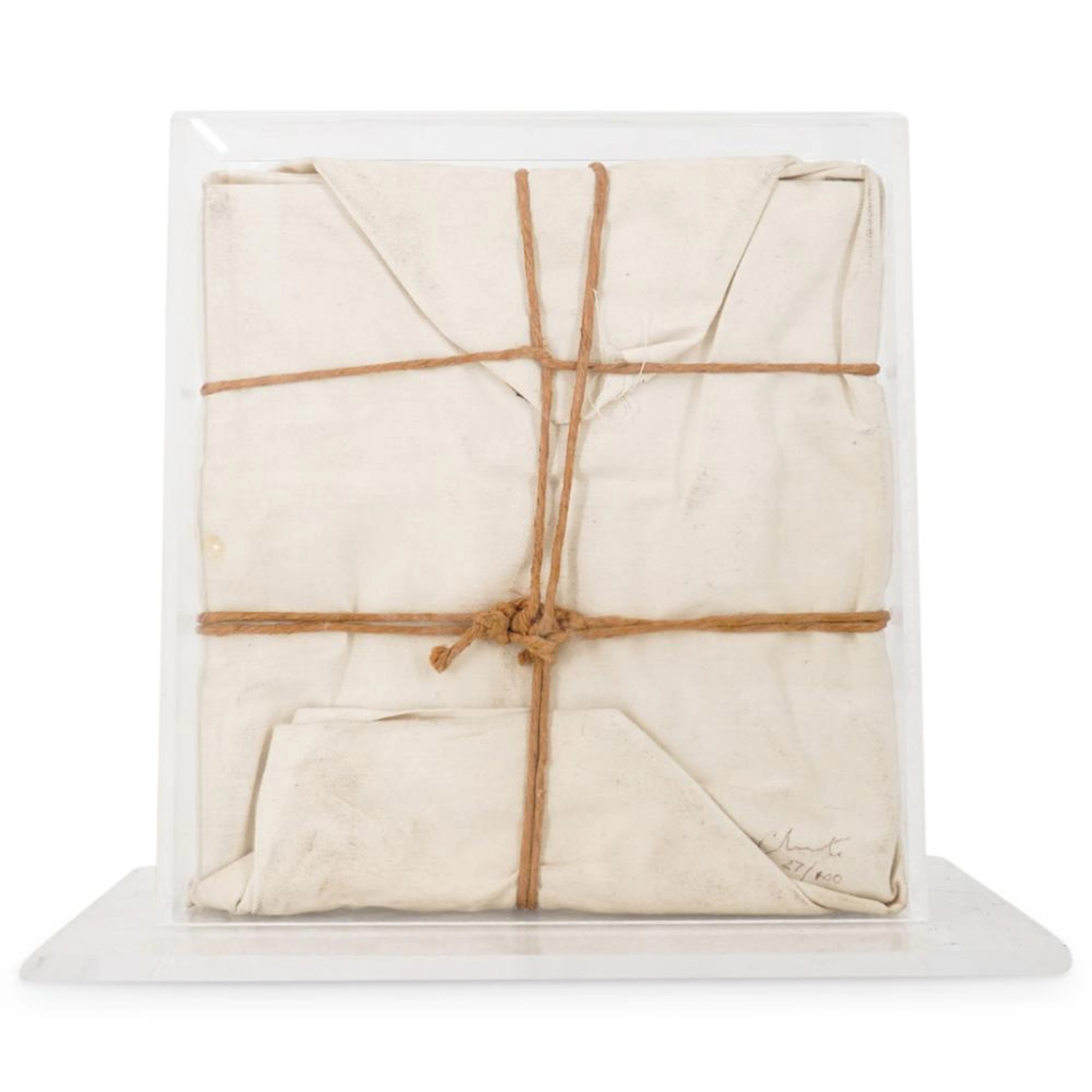 Christo (Bulgarian.1935-2020), Wrapped Book