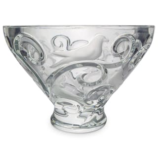 Lalique "Verone" Crystal Centerpiece Bowl