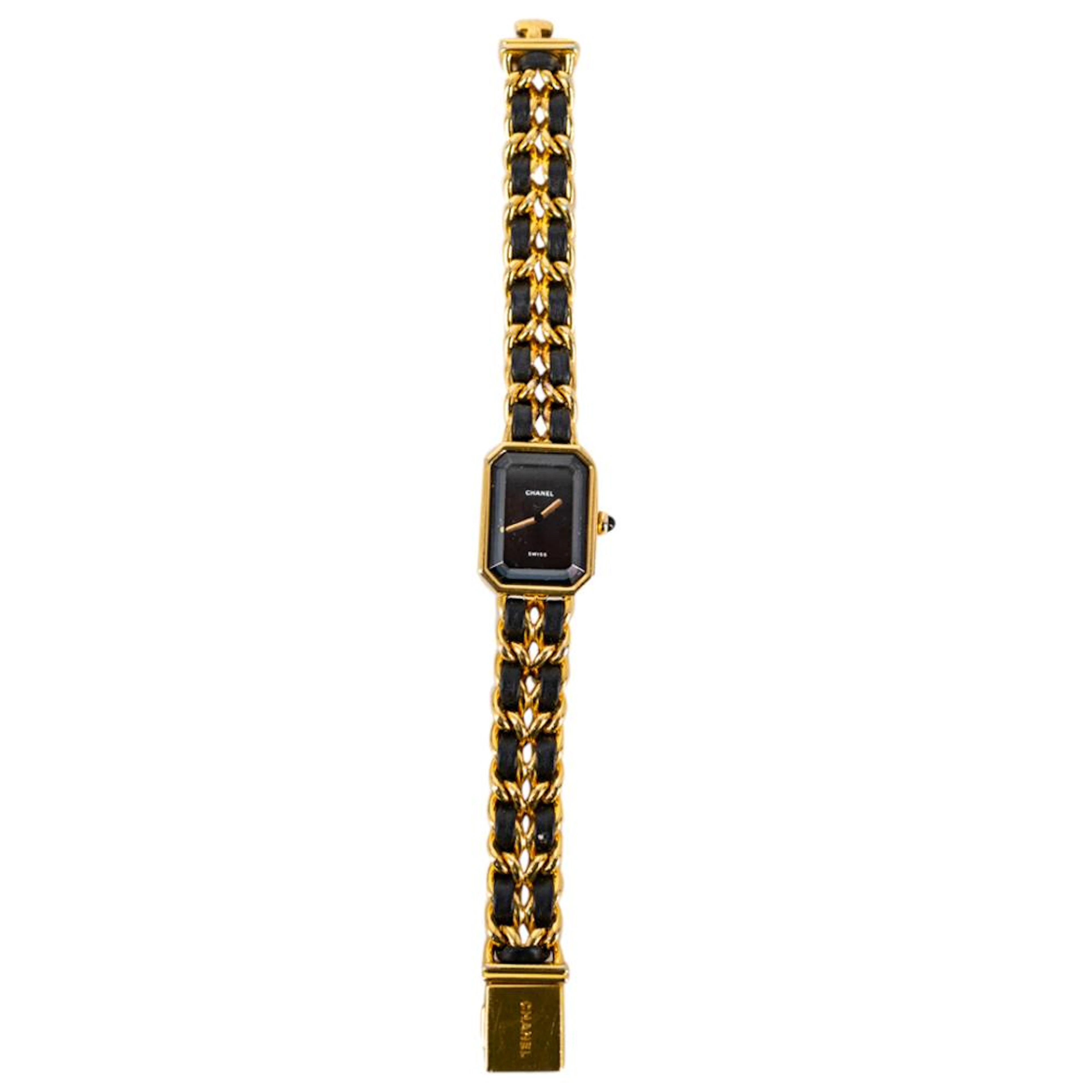 Vintage Chanel Premiere Gold Plated Watch