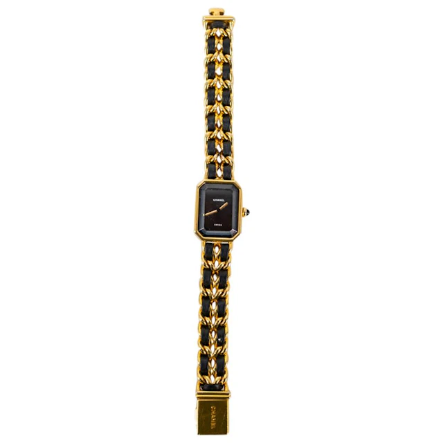 Vintage Chanel Premiere Gold Plated Watch