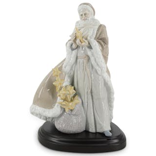 Lladro Limited Edition "Father Christmas" Glazed Porcelain Figurine