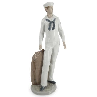 Lladro "On Shore Leave" Glazed Porcelain Figurine