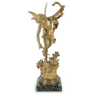 Luca Madrassi (Italian, 1848-1919) "Lutin de des Bois" Bronze