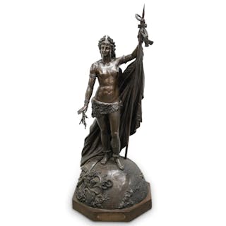 Jules Bertin (French, 1826 - 1892) Large Bronze