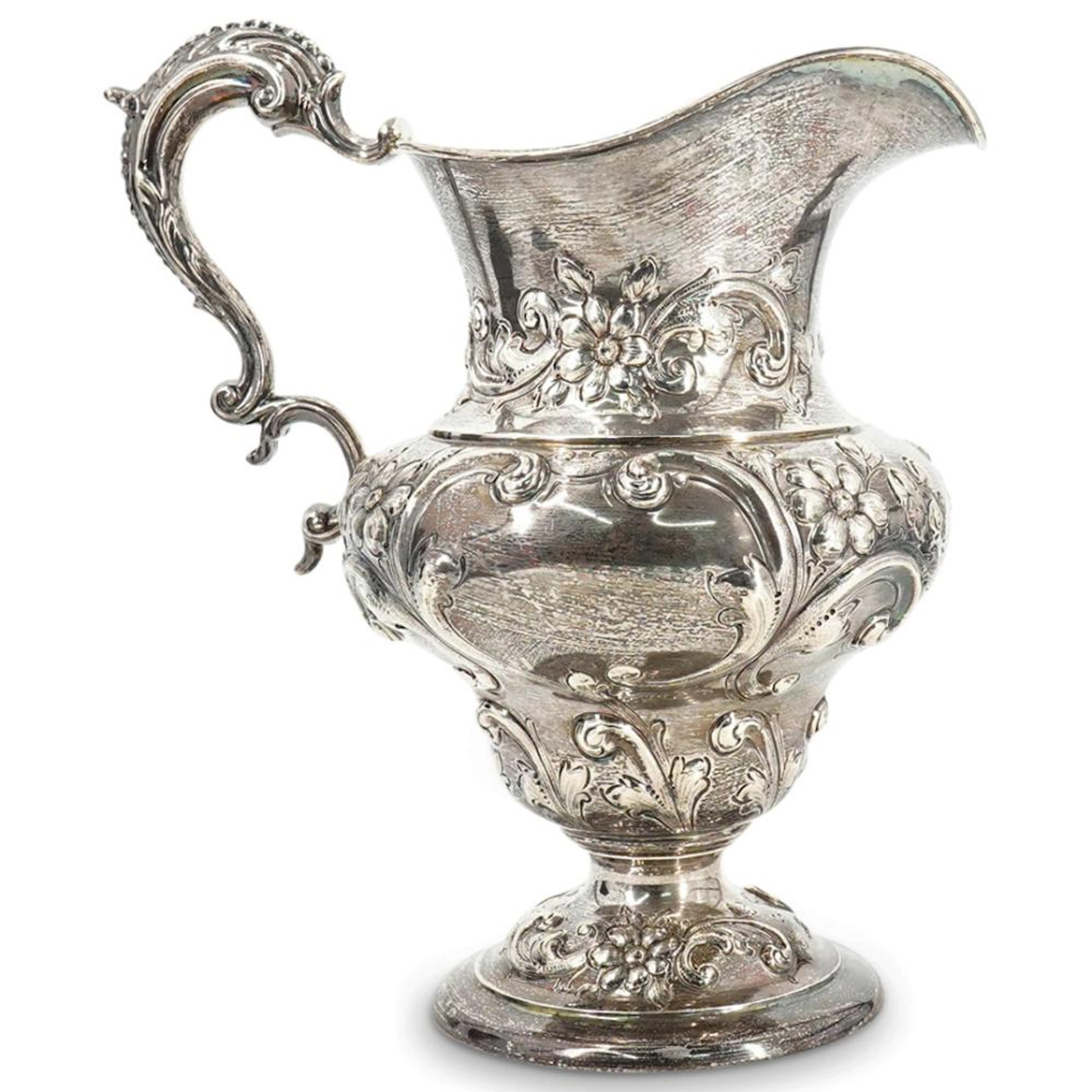 Black Starr & Frost Sterling Silver Water Pitcher