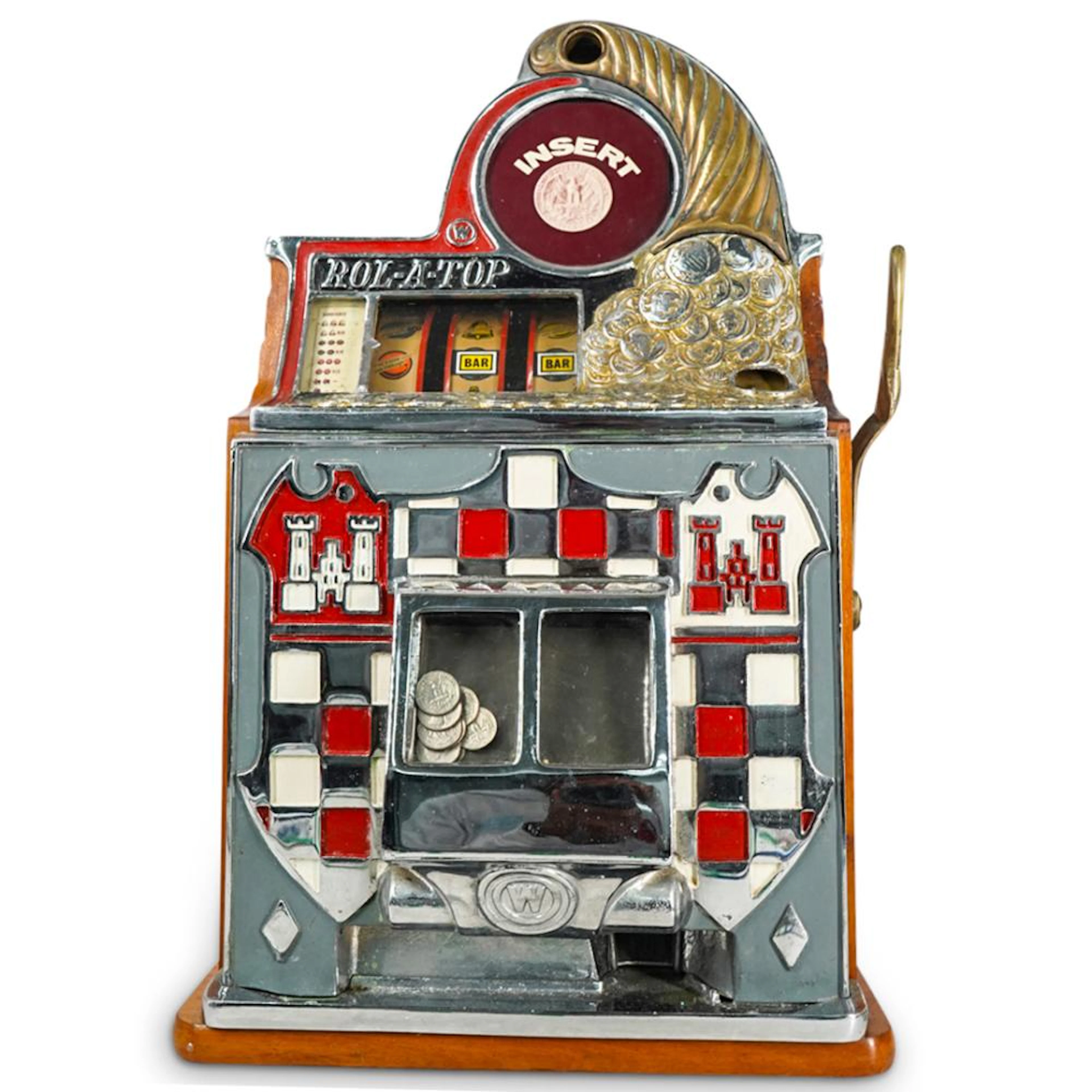 Vintage Watling "Rol A Top" Slot Machine
