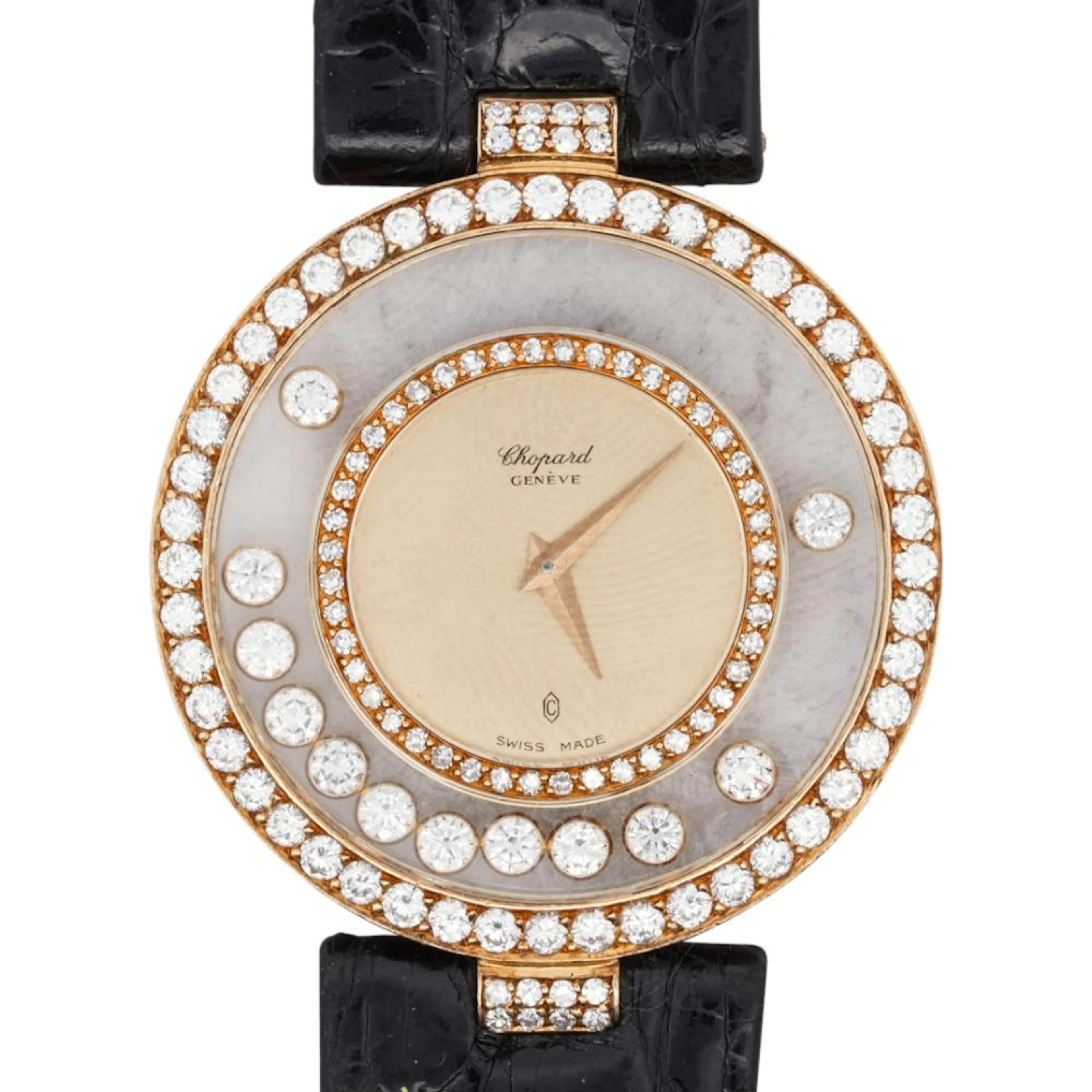 Chopard 18k Gold "Happy Diamonds" Watch
