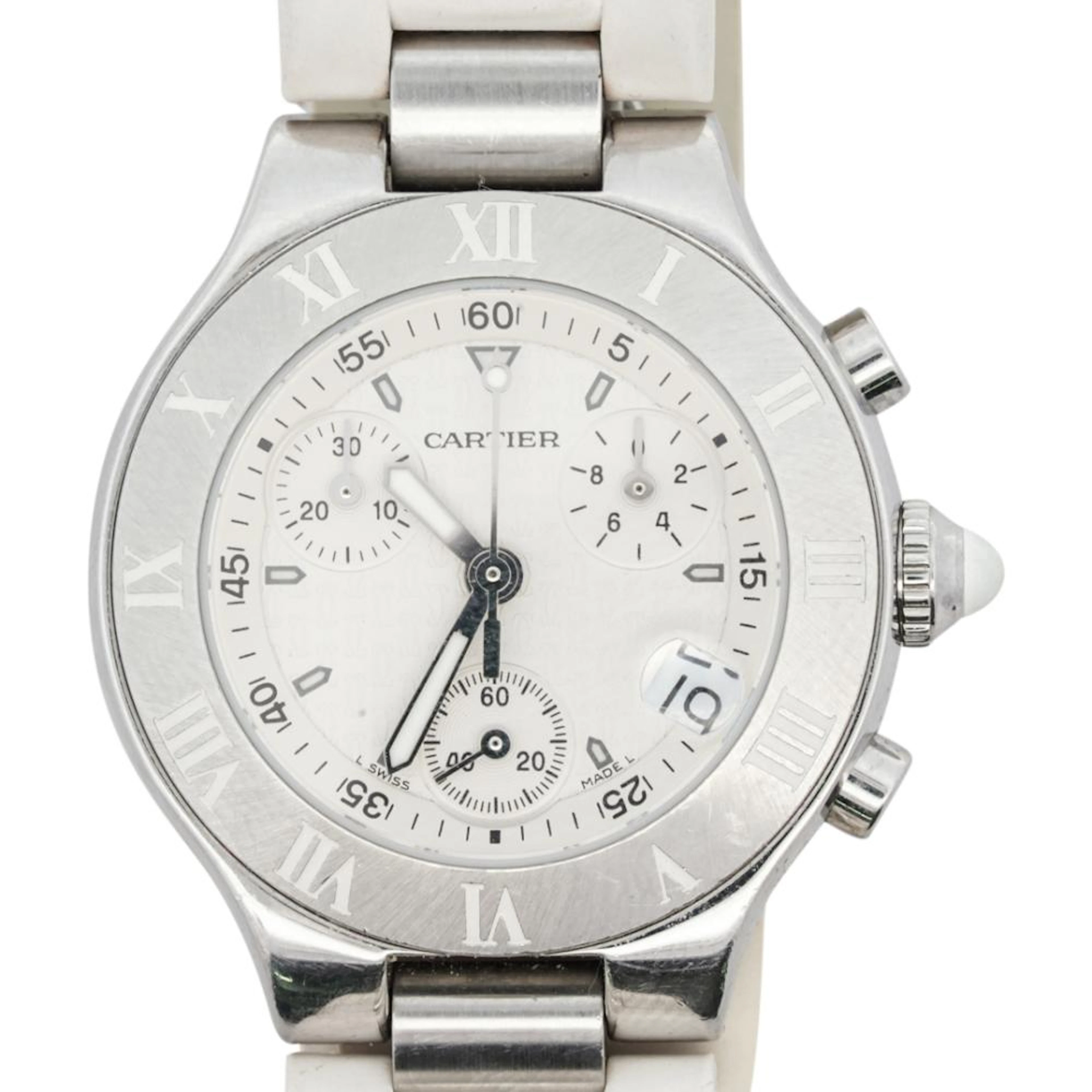 Cartier Must 21 Chronoscaph Stainless Watch