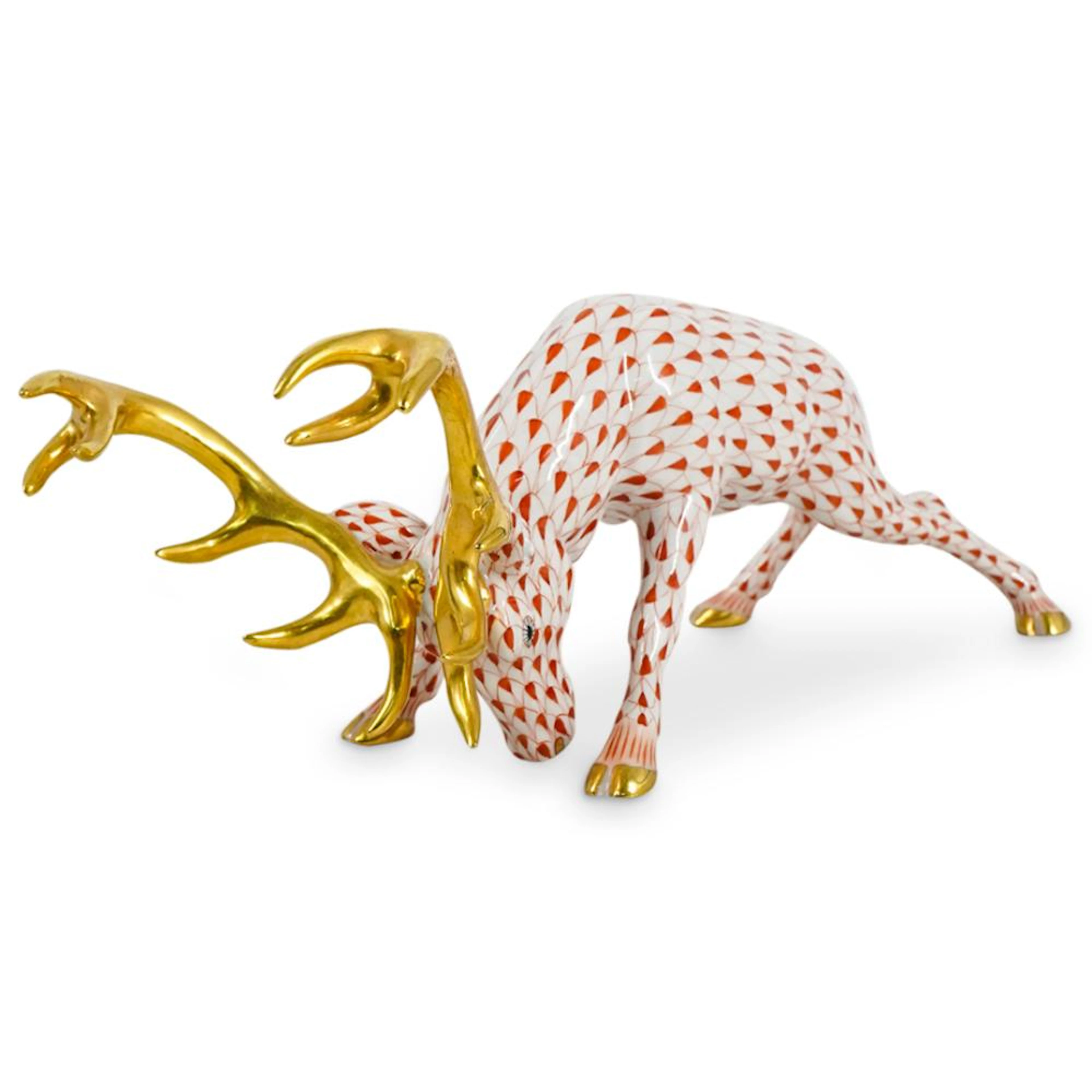 Herend Porcelain "Deer" First Edition Figurine