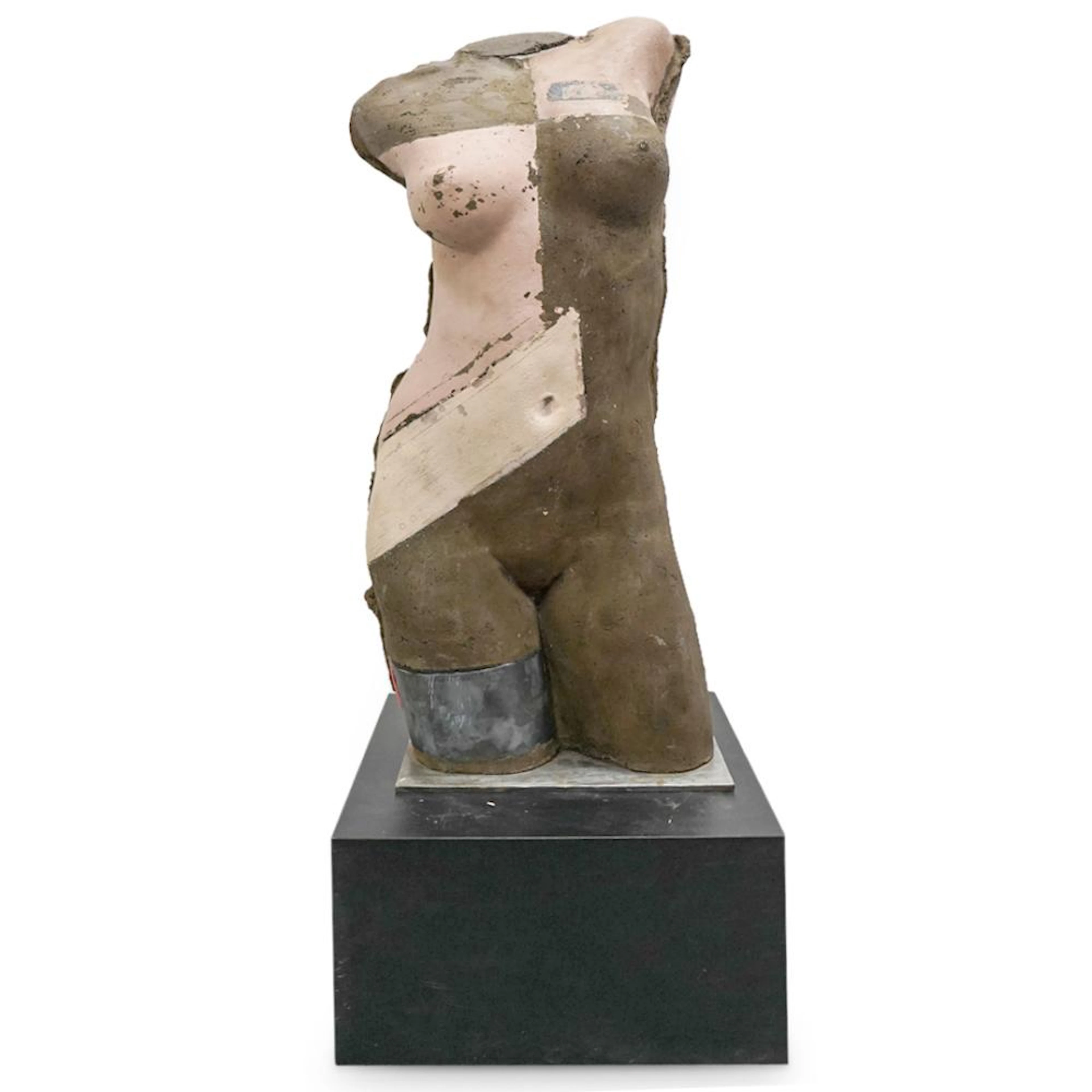 Dan Corbin (American, B. 1947) Bauxite & Mixed Media Sculpture
