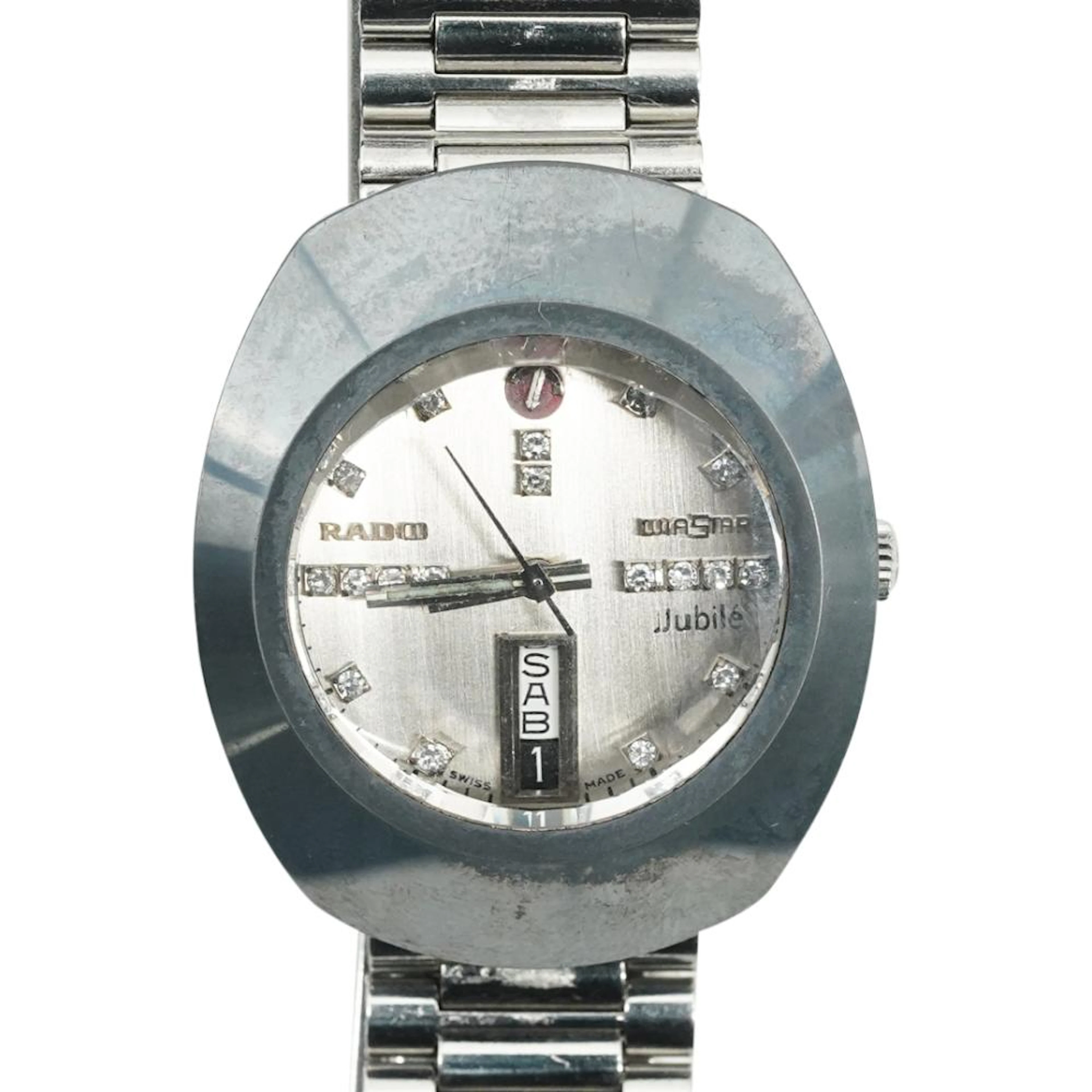 Rado SS Diastar Day Date Jubile Stainless Watch