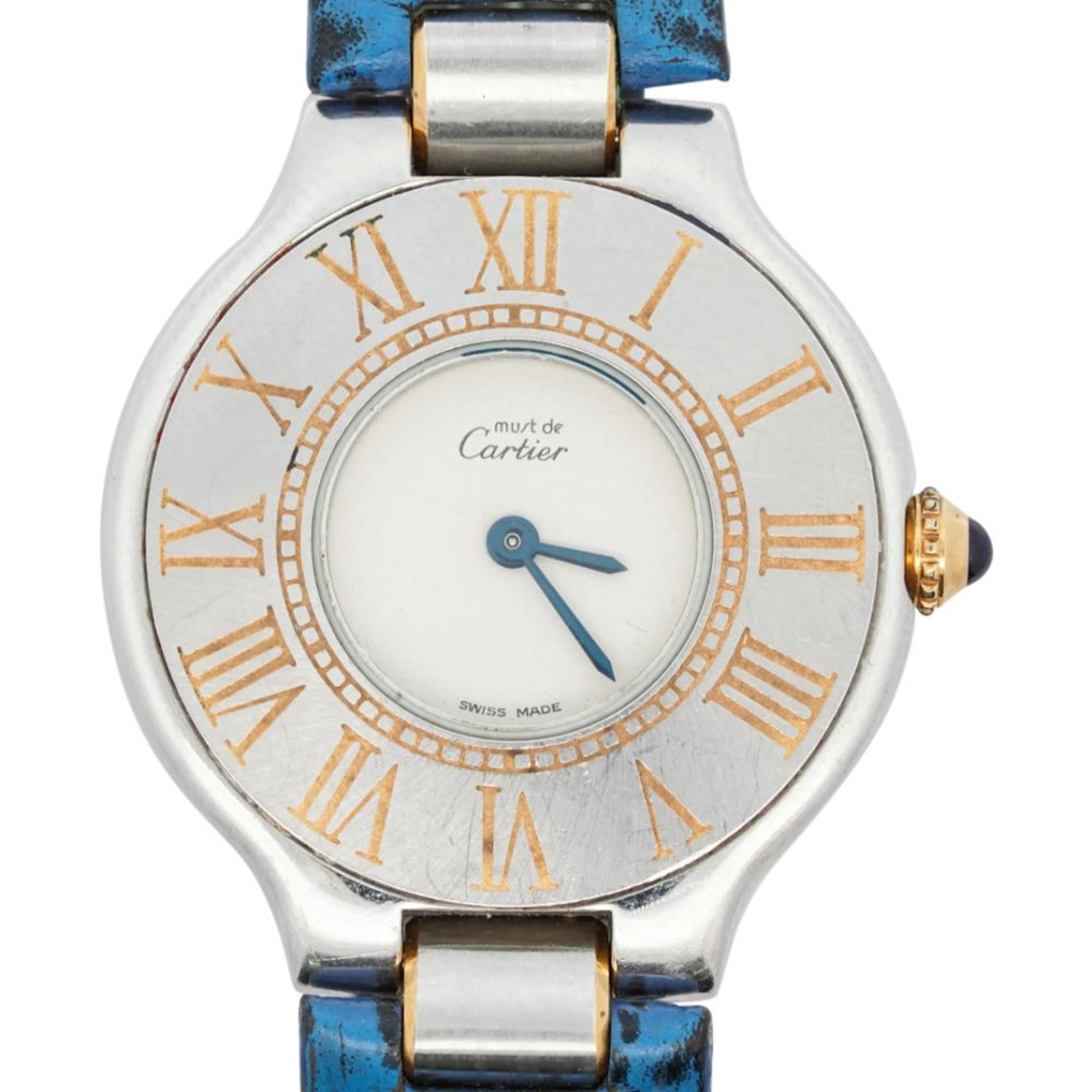 Cartier Ligne Stainless and Gold Watch