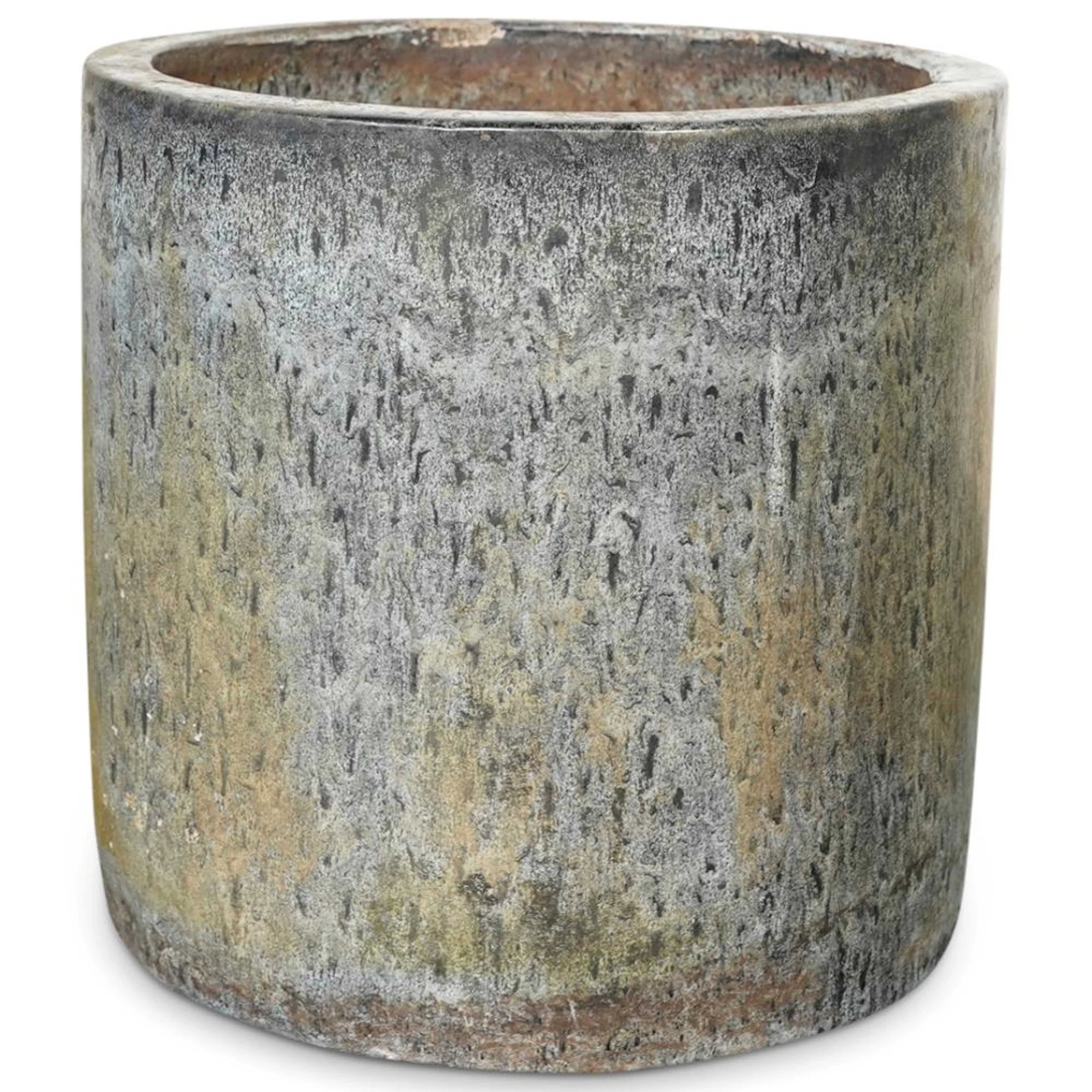 Large Mid Century Flambe Planter