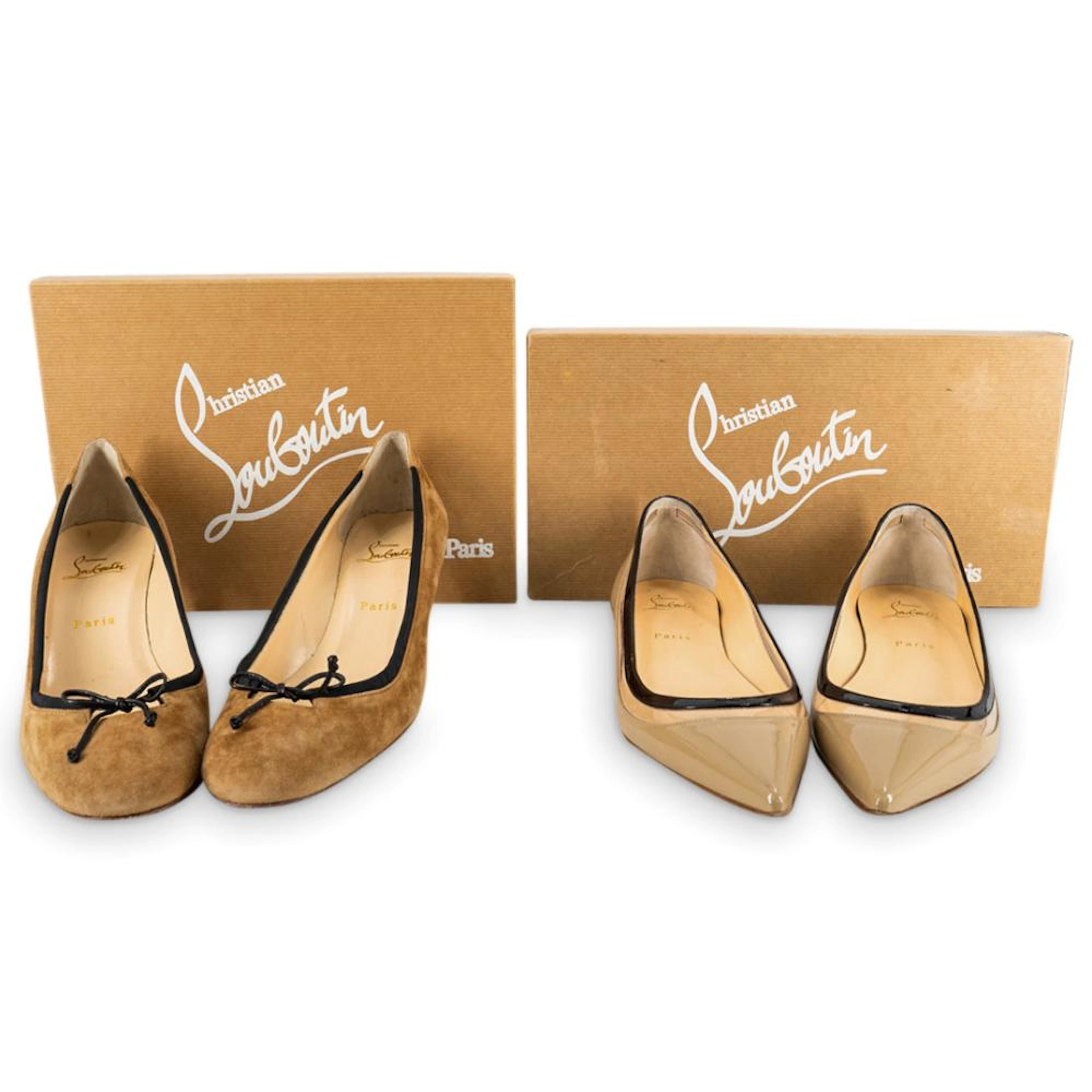 Louboutin Neo Mars 45 Pumps & Louboutin Paulina Ballet Flats