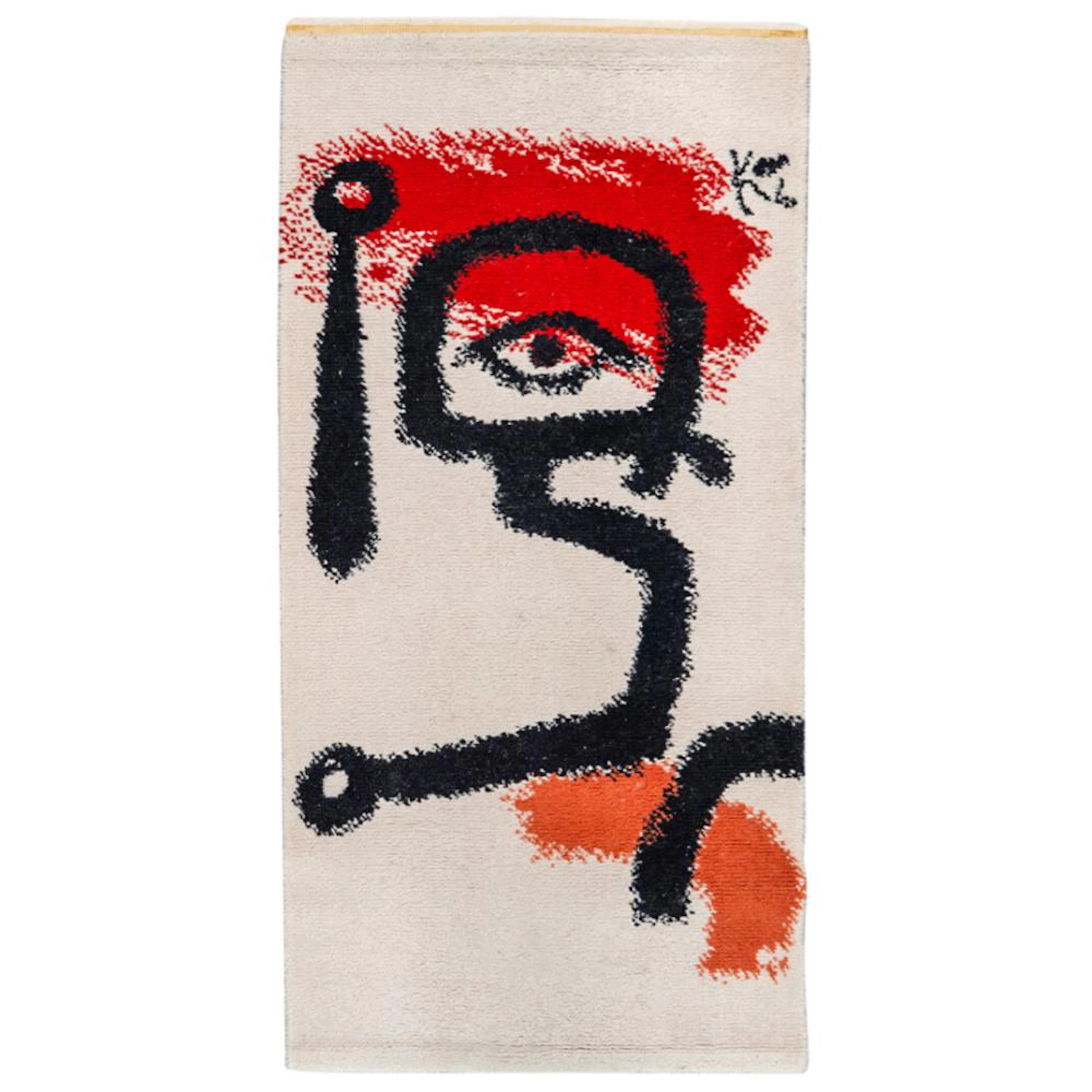 Paul Klee "Der Paukenspieler" Wool Rug Tapestry