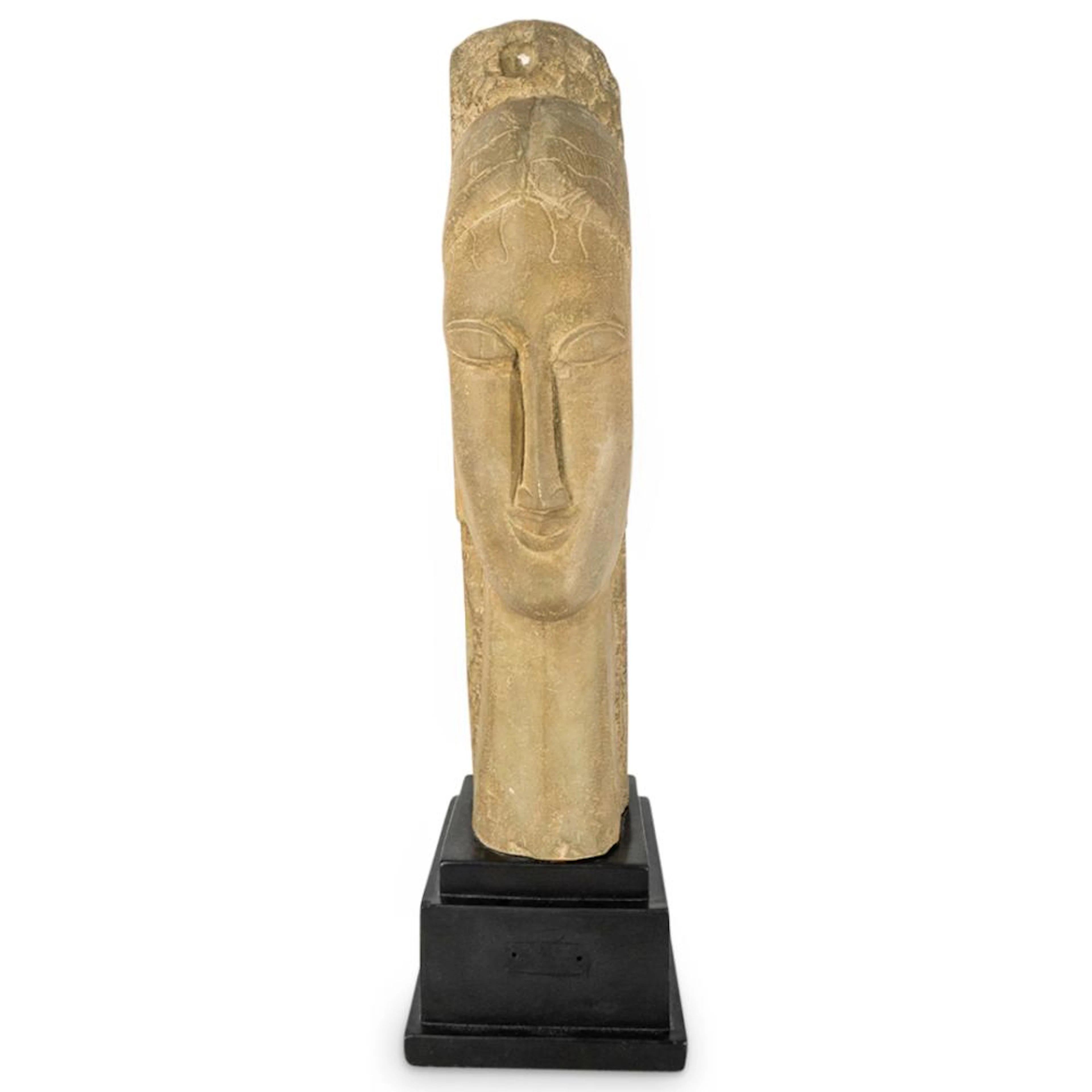 After Amedeo Modigliani "Tete de femme" Replica Sculpture