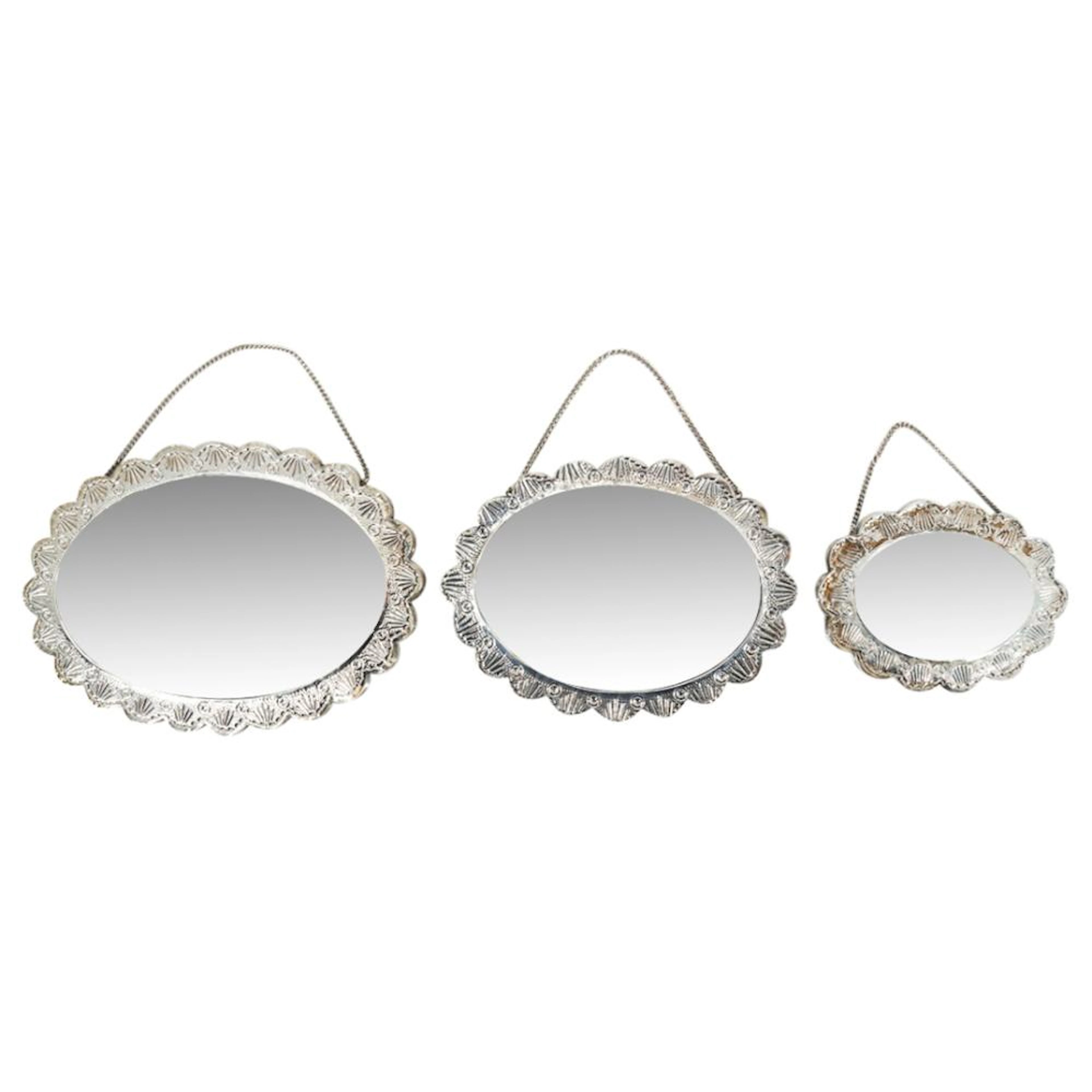 (3 Pc) Bedo Turkish 900 Silver Mirrors
