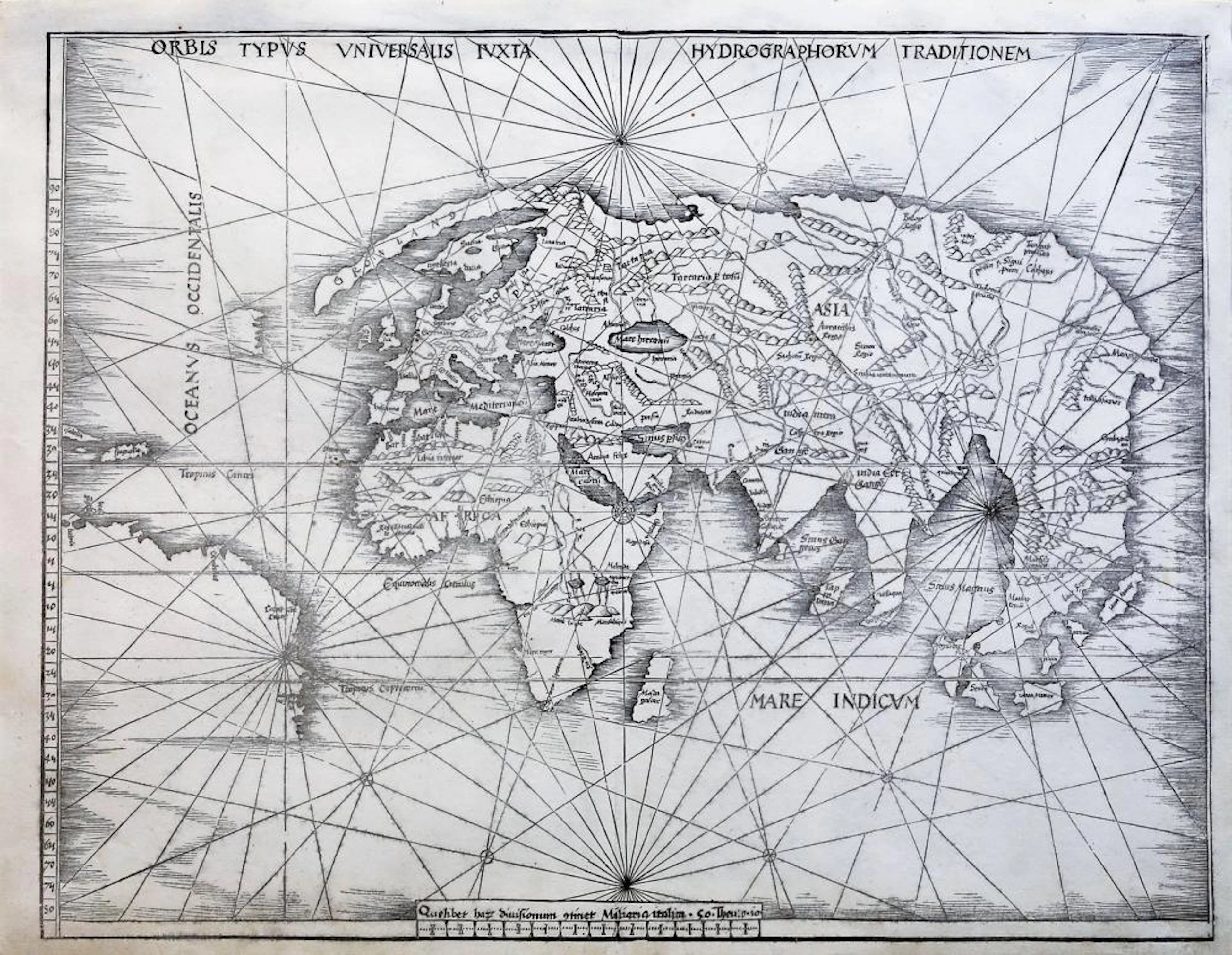 Waldseemuller World Map 1513
