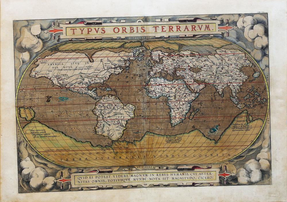 Ortelius World Map 1588