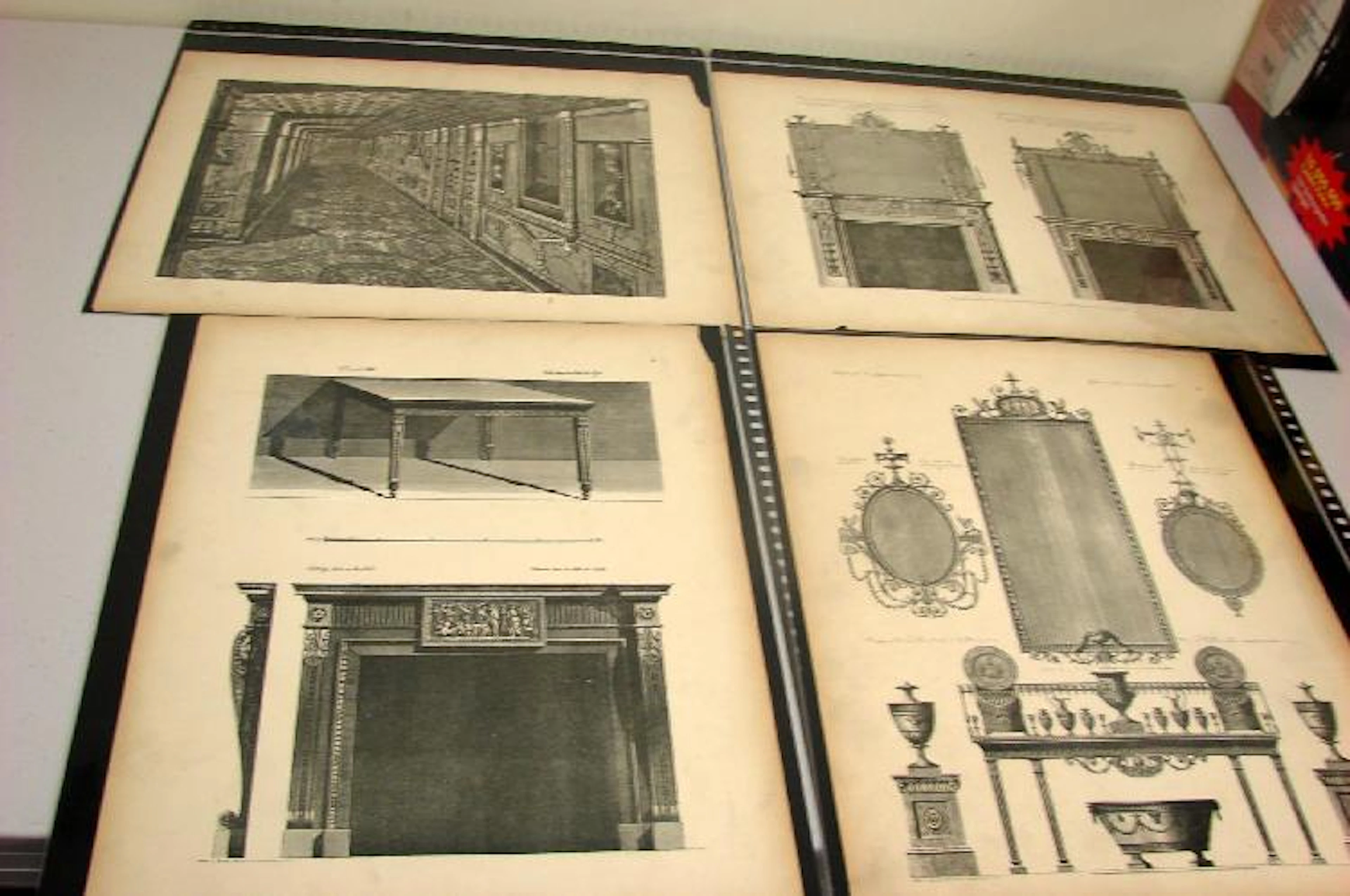 8 Rare Prints of English Architecture c1778-72
