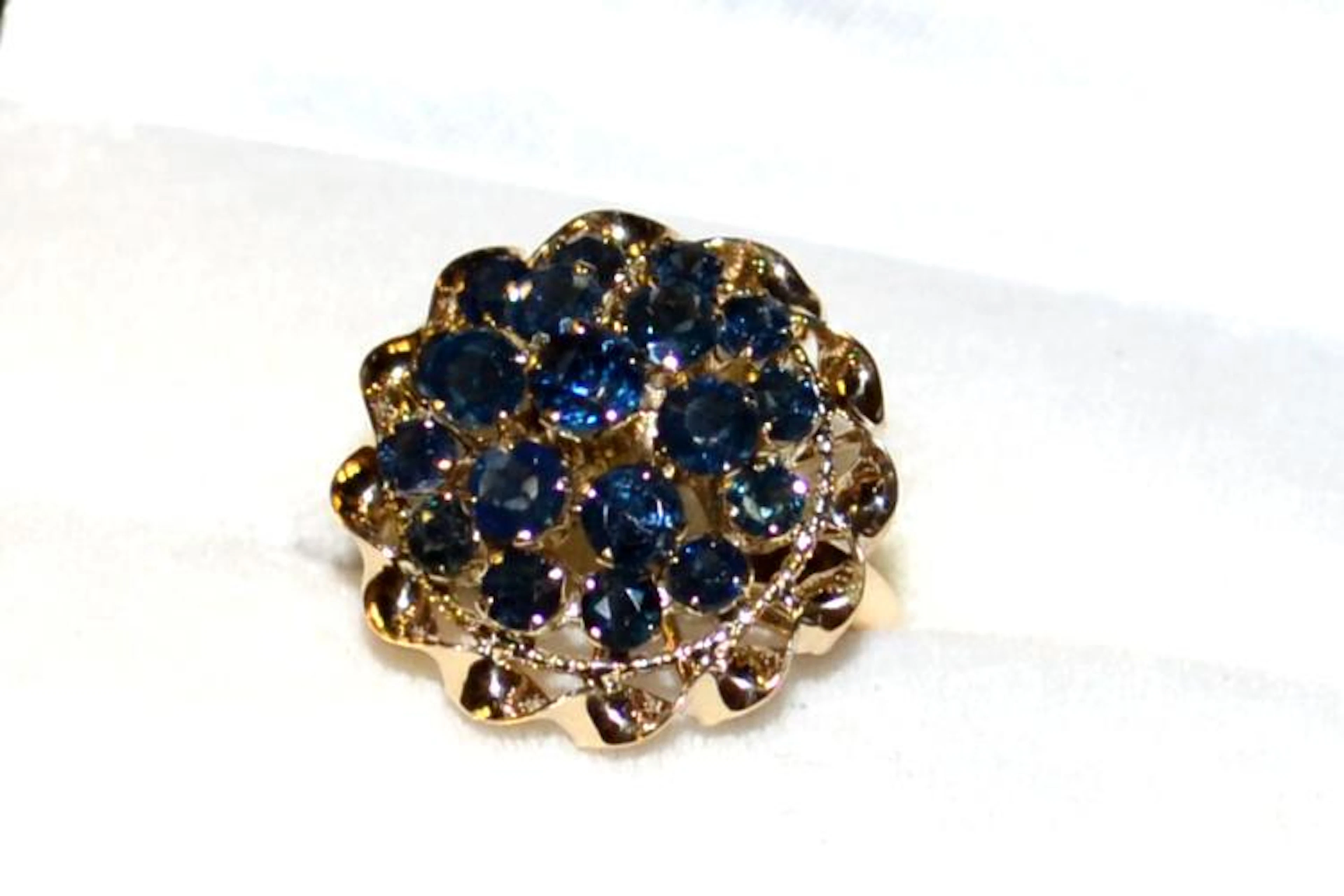 18kyg Blue Sapphire Ring