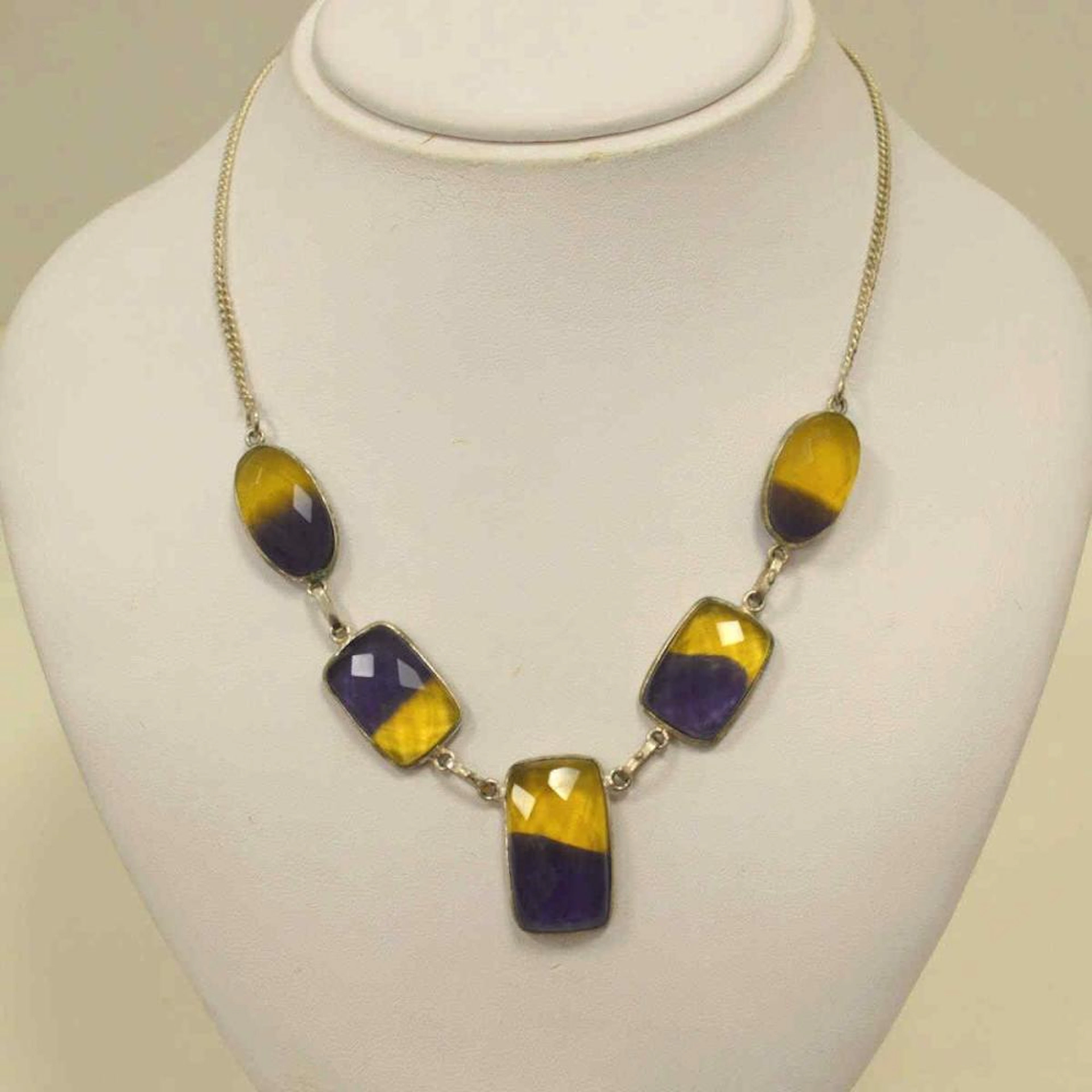 Sterling Silver Ametrine necklace