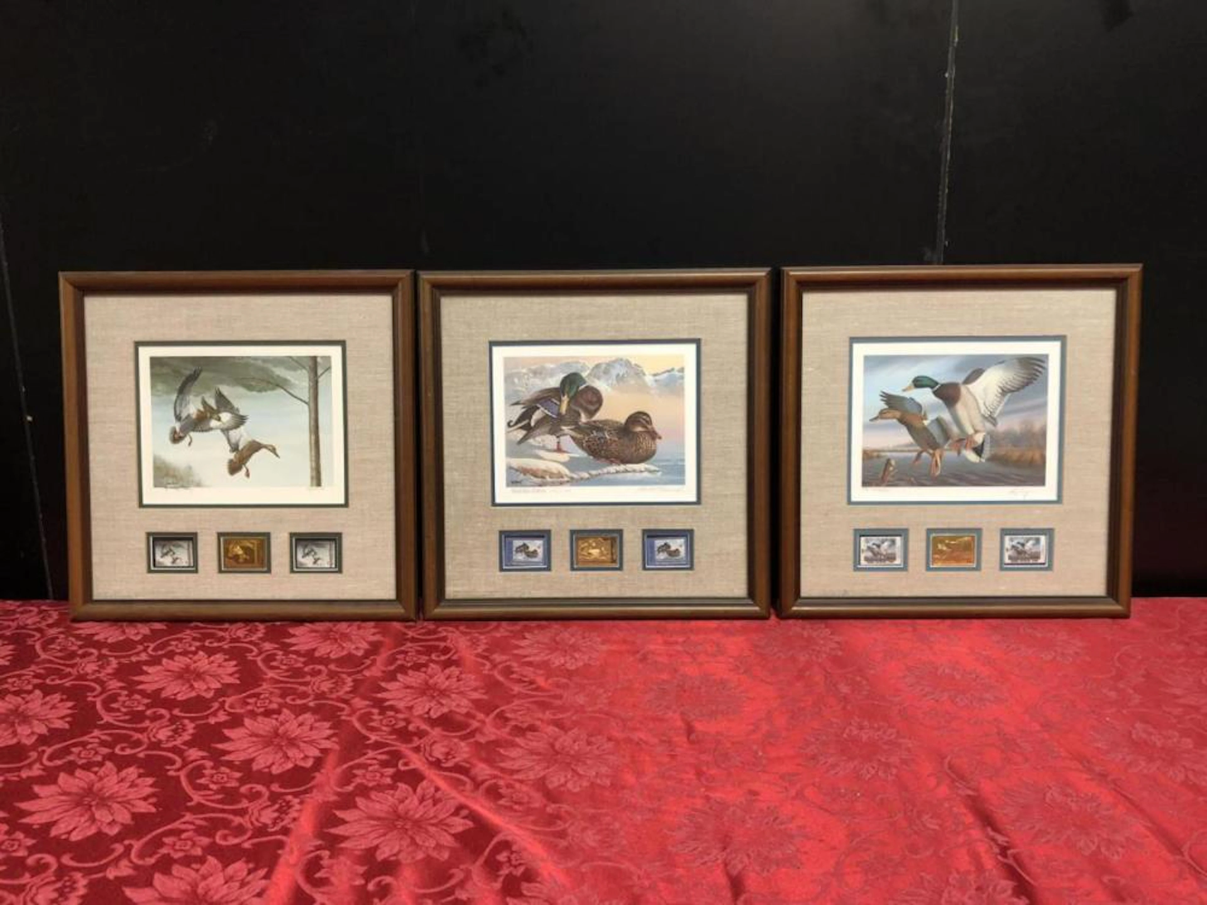 Lot of 3 Duck Stamp Prints 1985 1986 1988