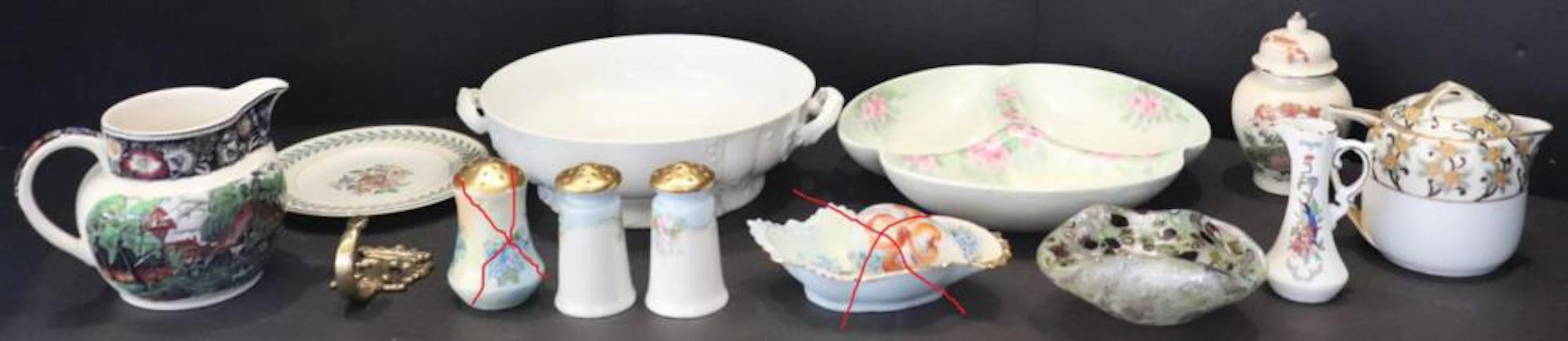10 Miscellaneous China Pieces
