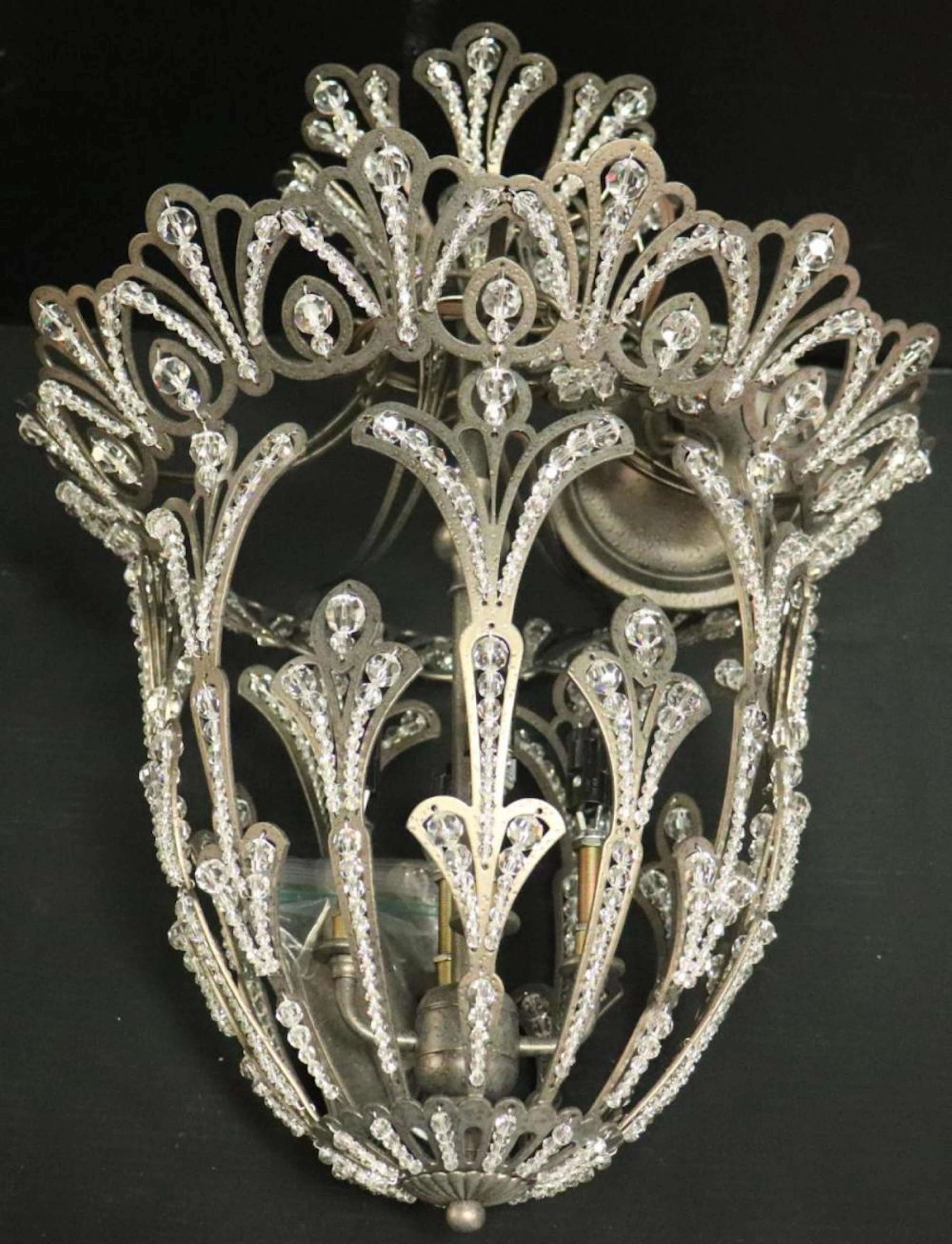 Never Hung Schonbek Swarovski Crystal Chandelier