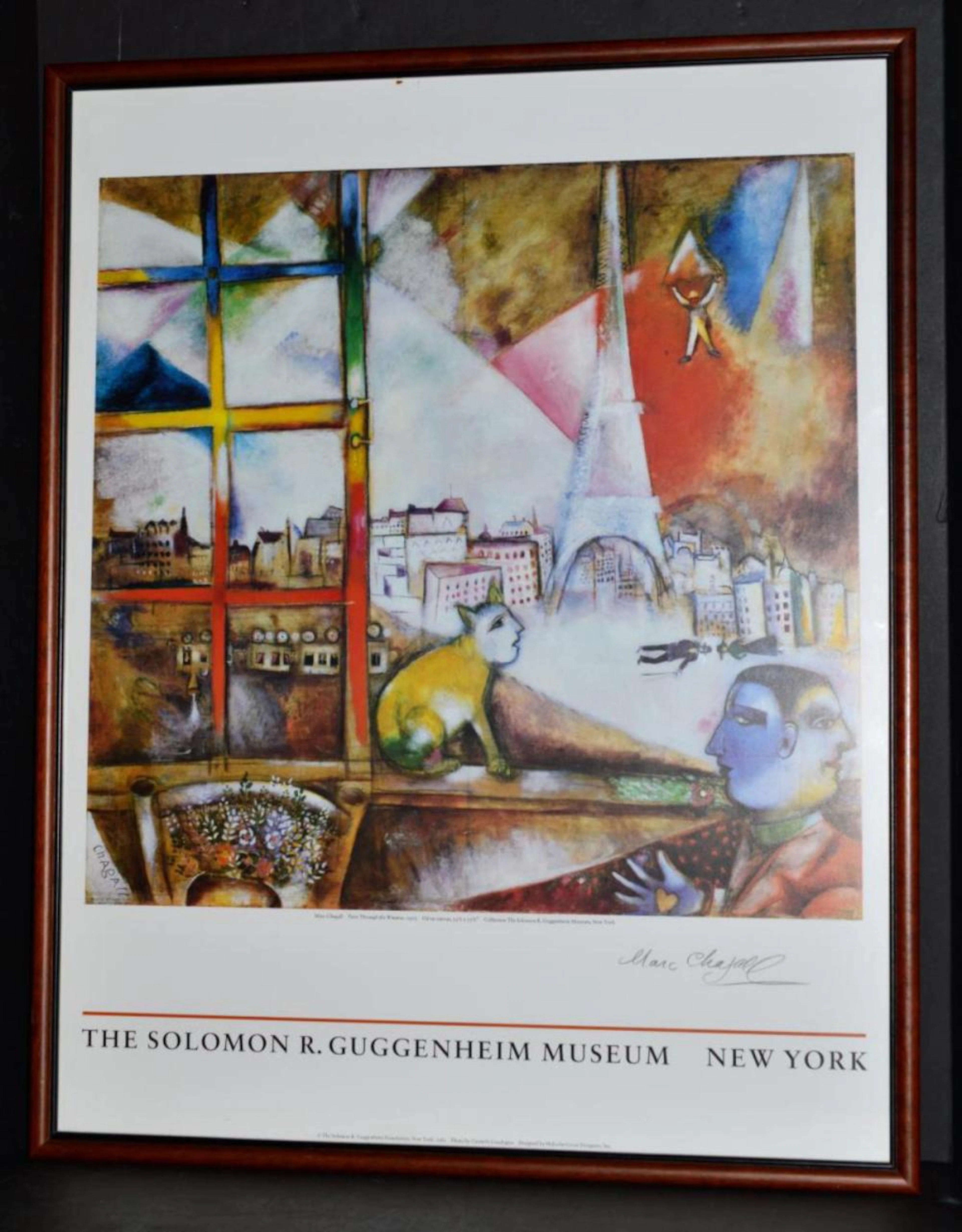 Marc Chagall "Paris Through the Window" Print