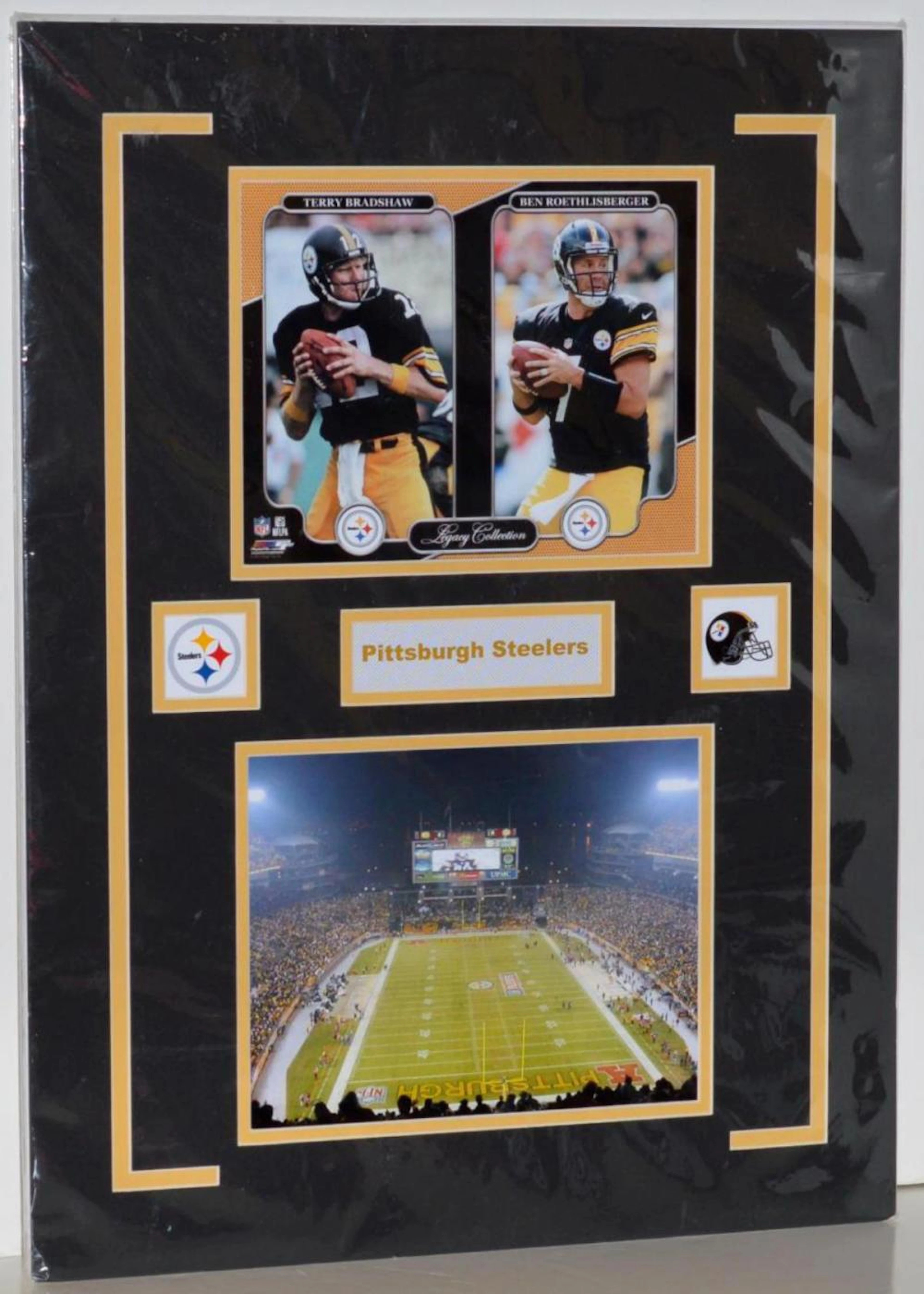 Pittsburg Steelers Bradshaw & Roethlisberger Art