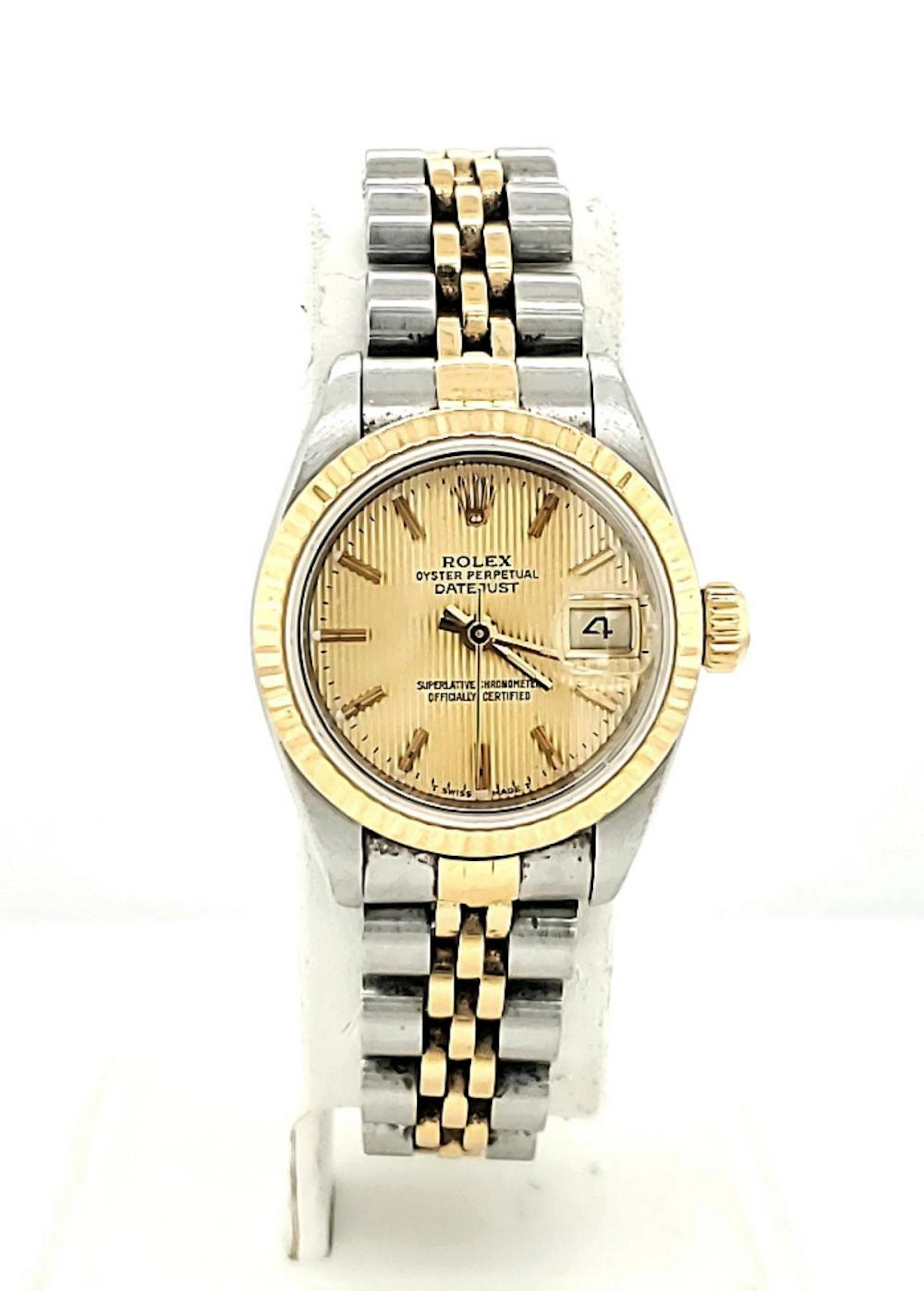 Ladies two tone Rolex Datejust watch