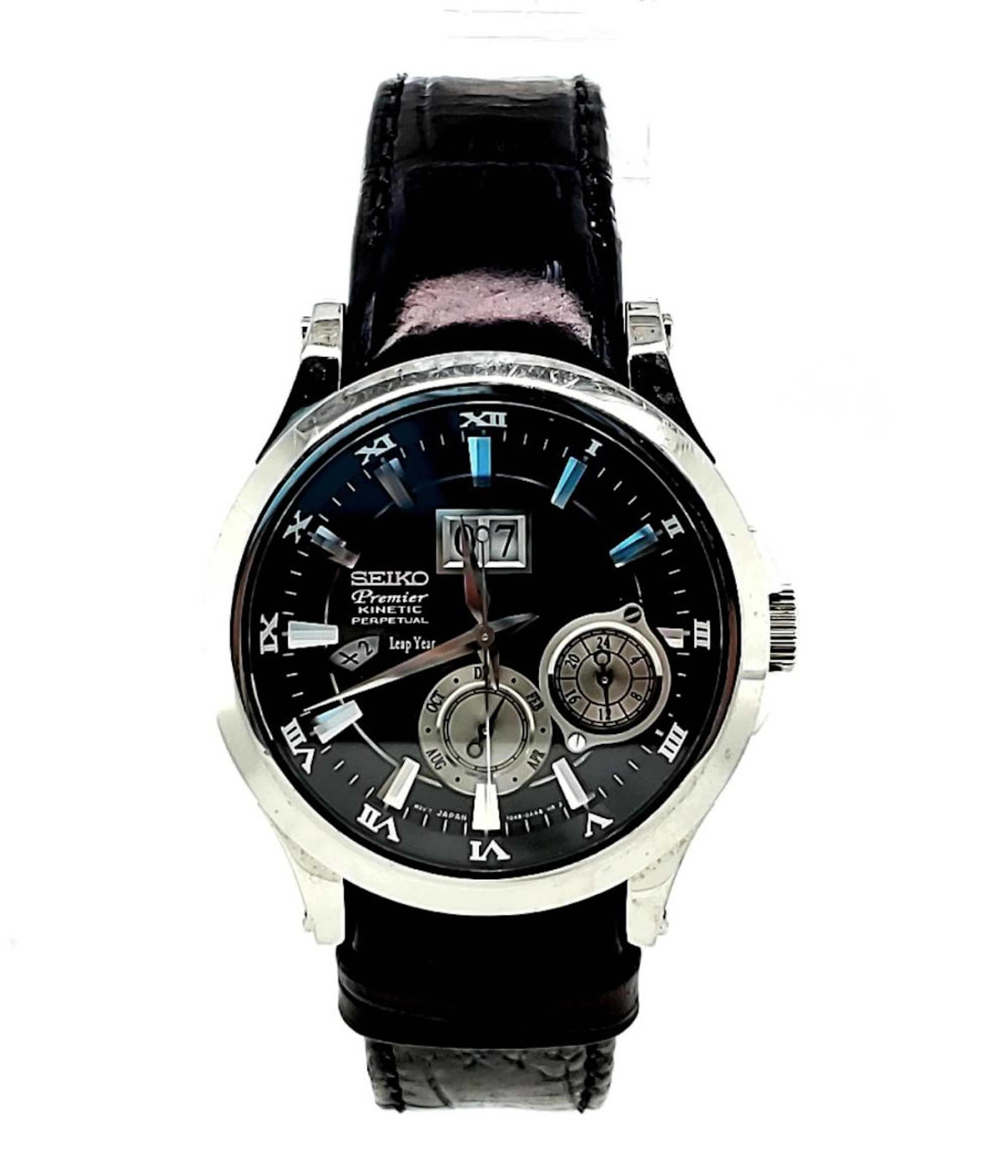 Men's Seiko Premier Kinetic Perpetual watch