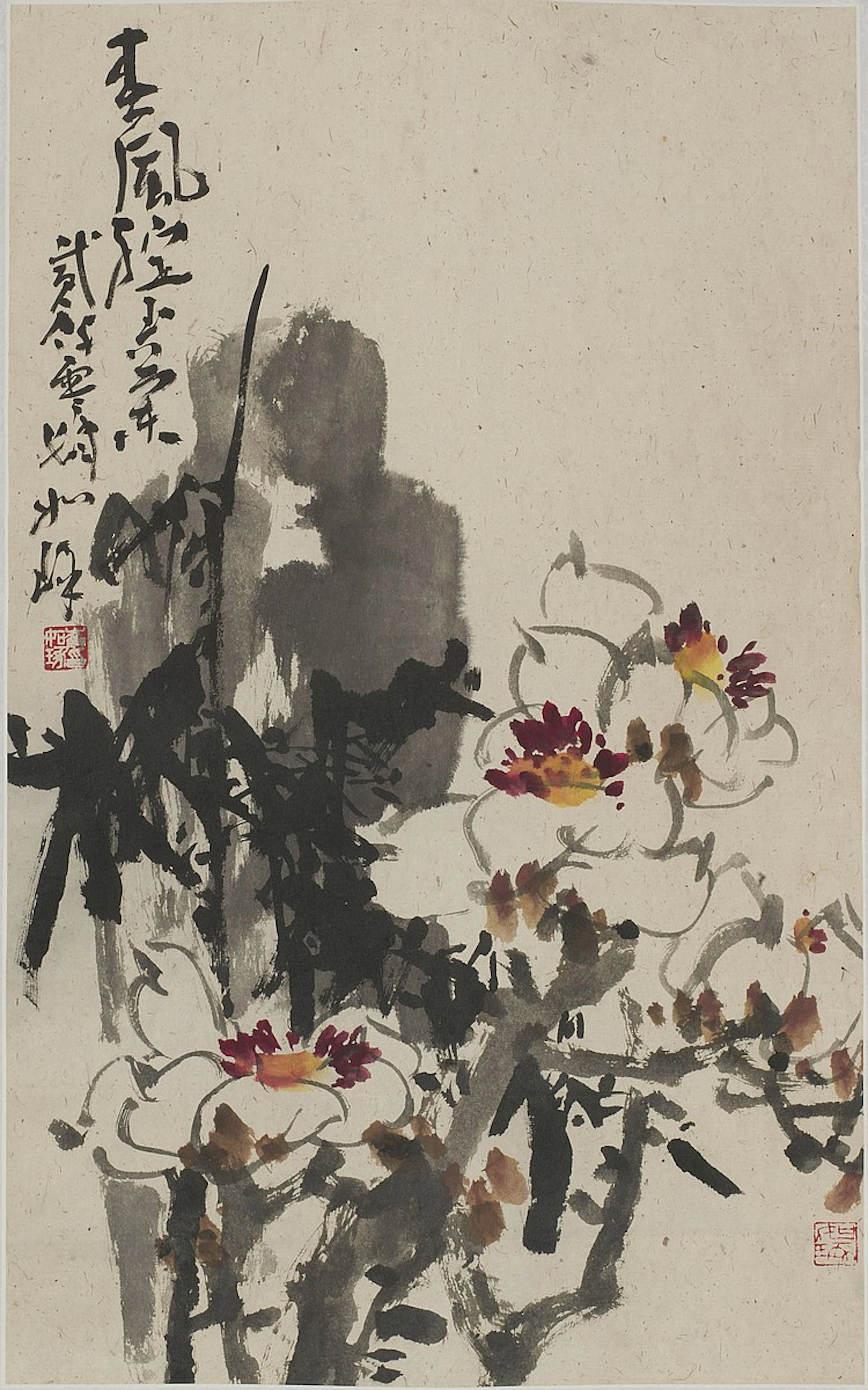A CHINESE SCROLL PAINTING OF ROHAN MOTIF, AFTER CUI RUZHUO