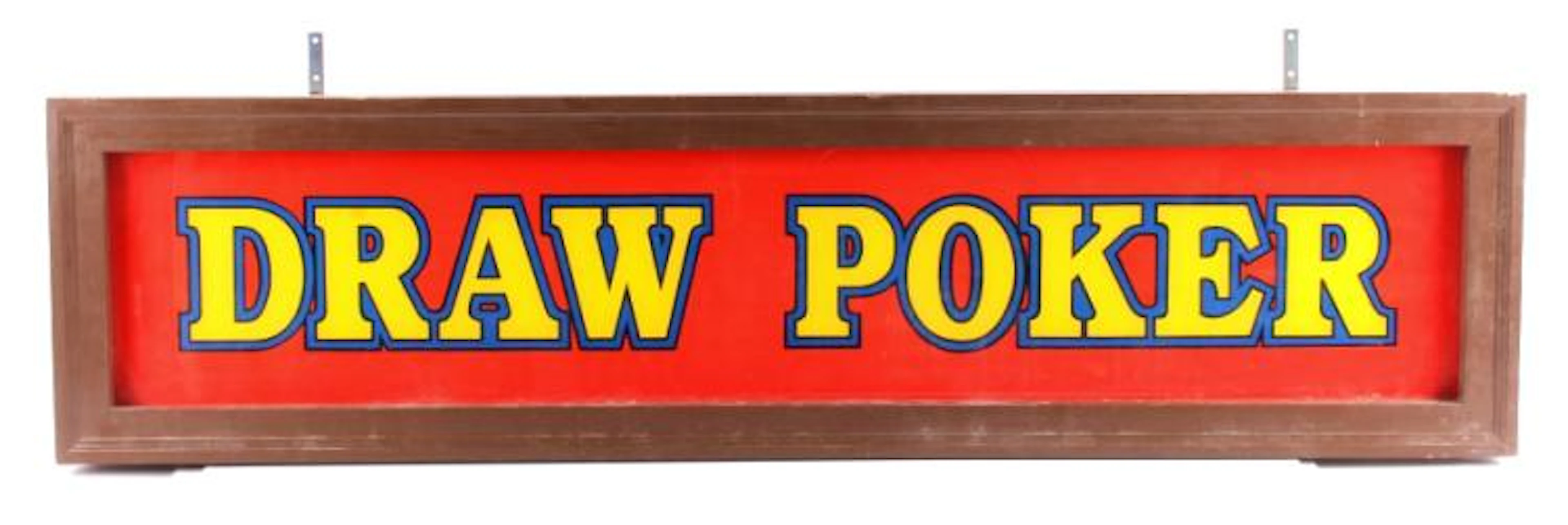 Draw Poker Lighted Casino Sign
