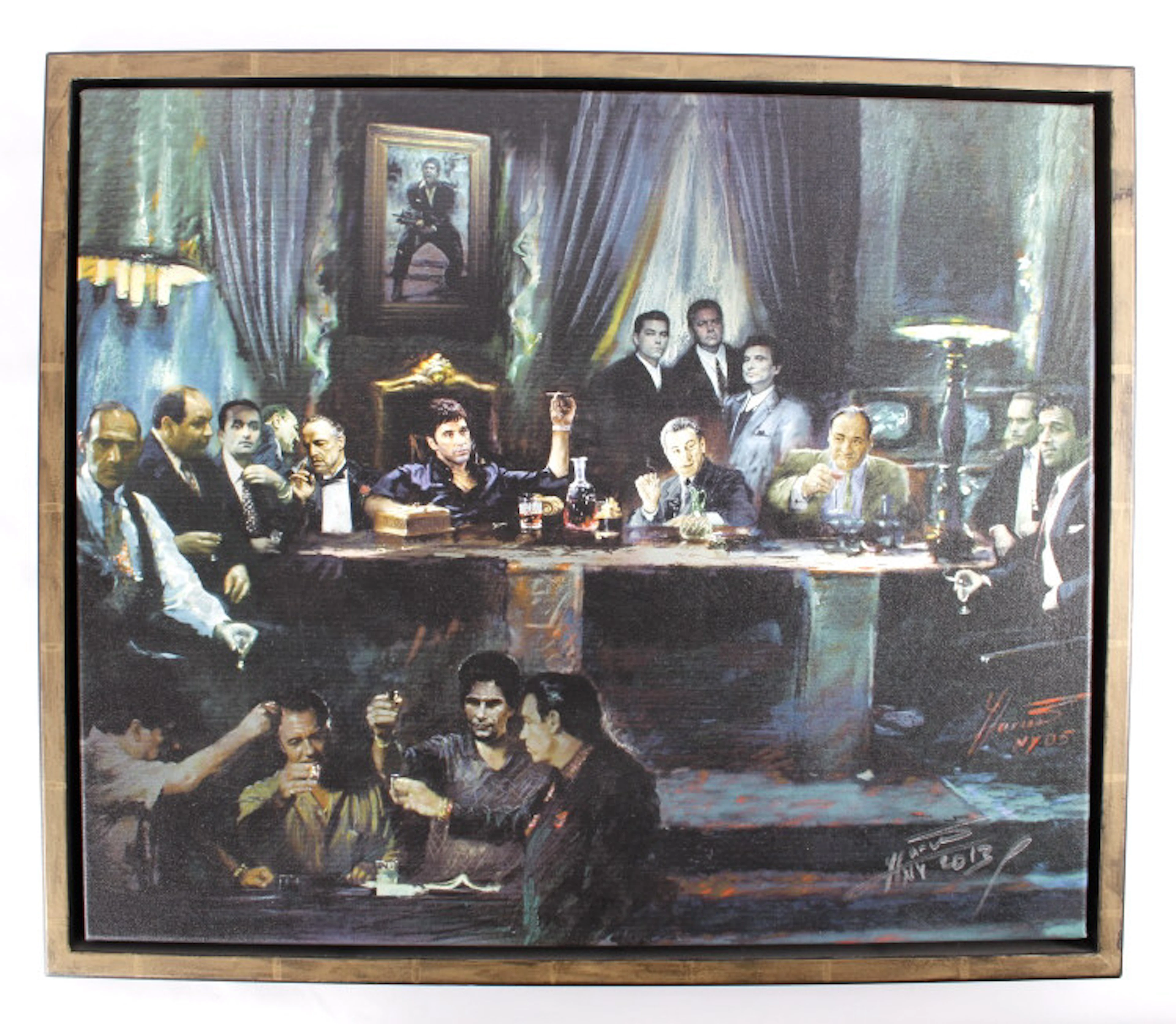 Ylli Haruni - "Fallen Last Supper Bad Guys" Canvas