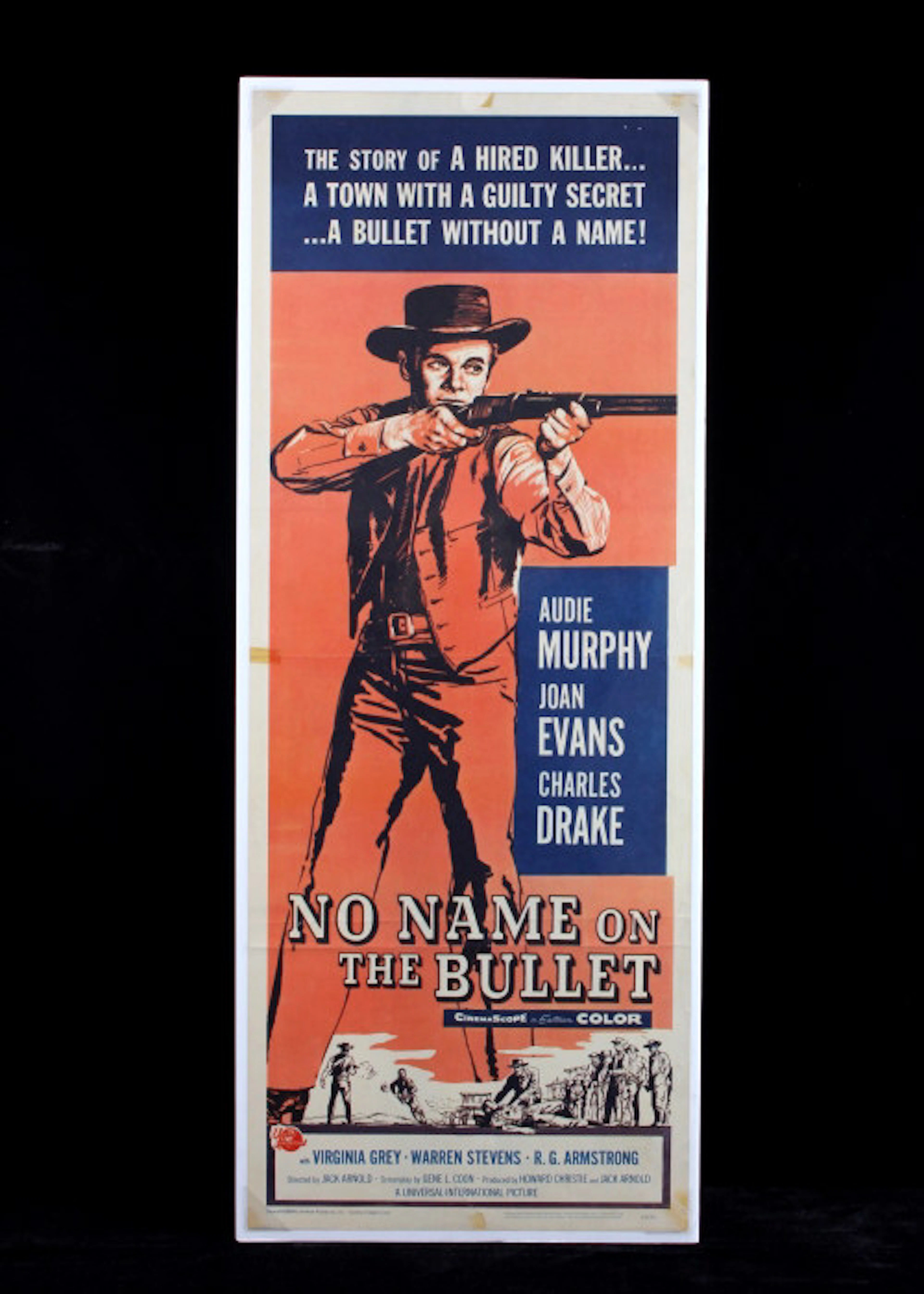 Original No Name on the Bullet Movie Poster 1959