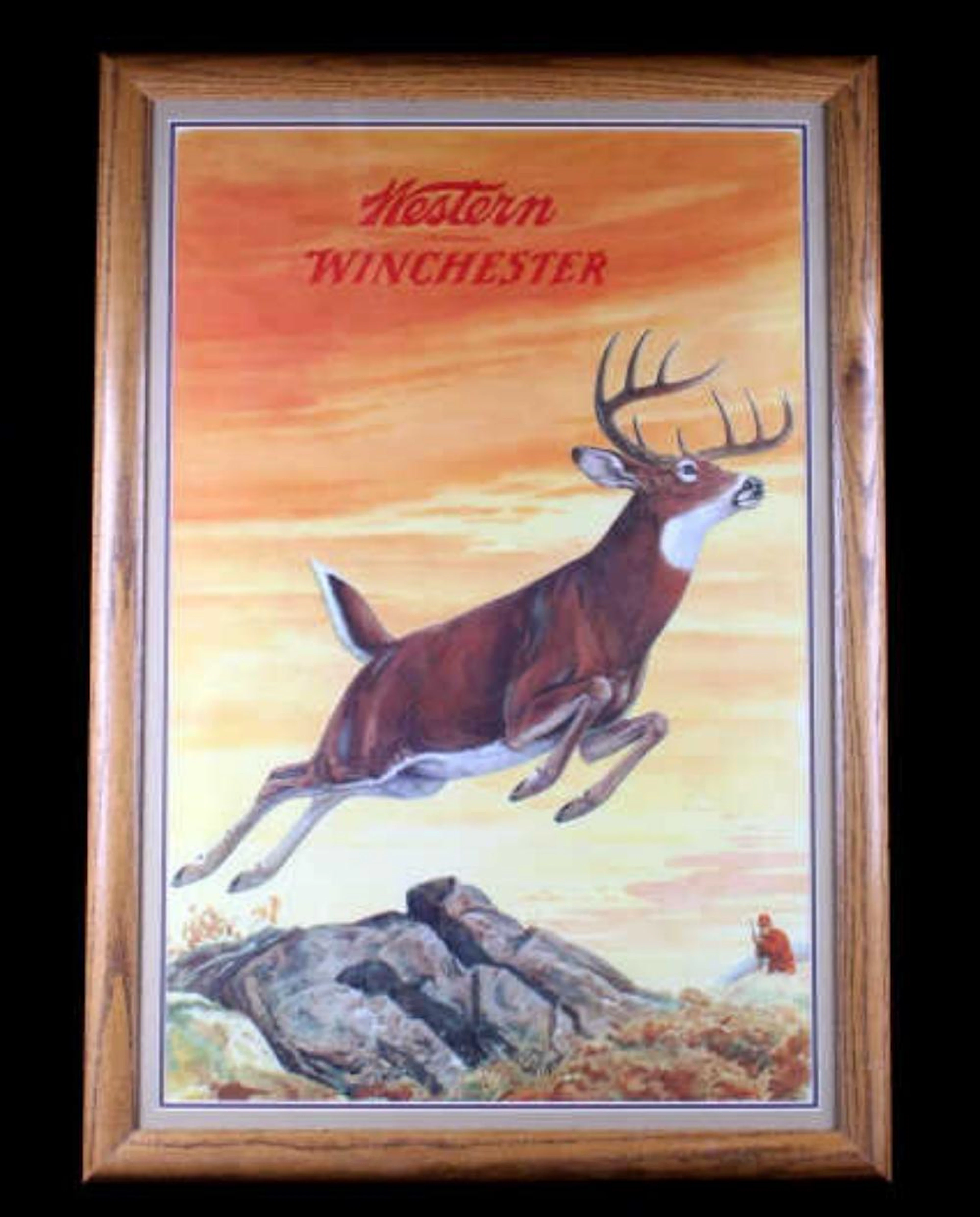 Original 1955 Western-Winchester Whitetail Poster