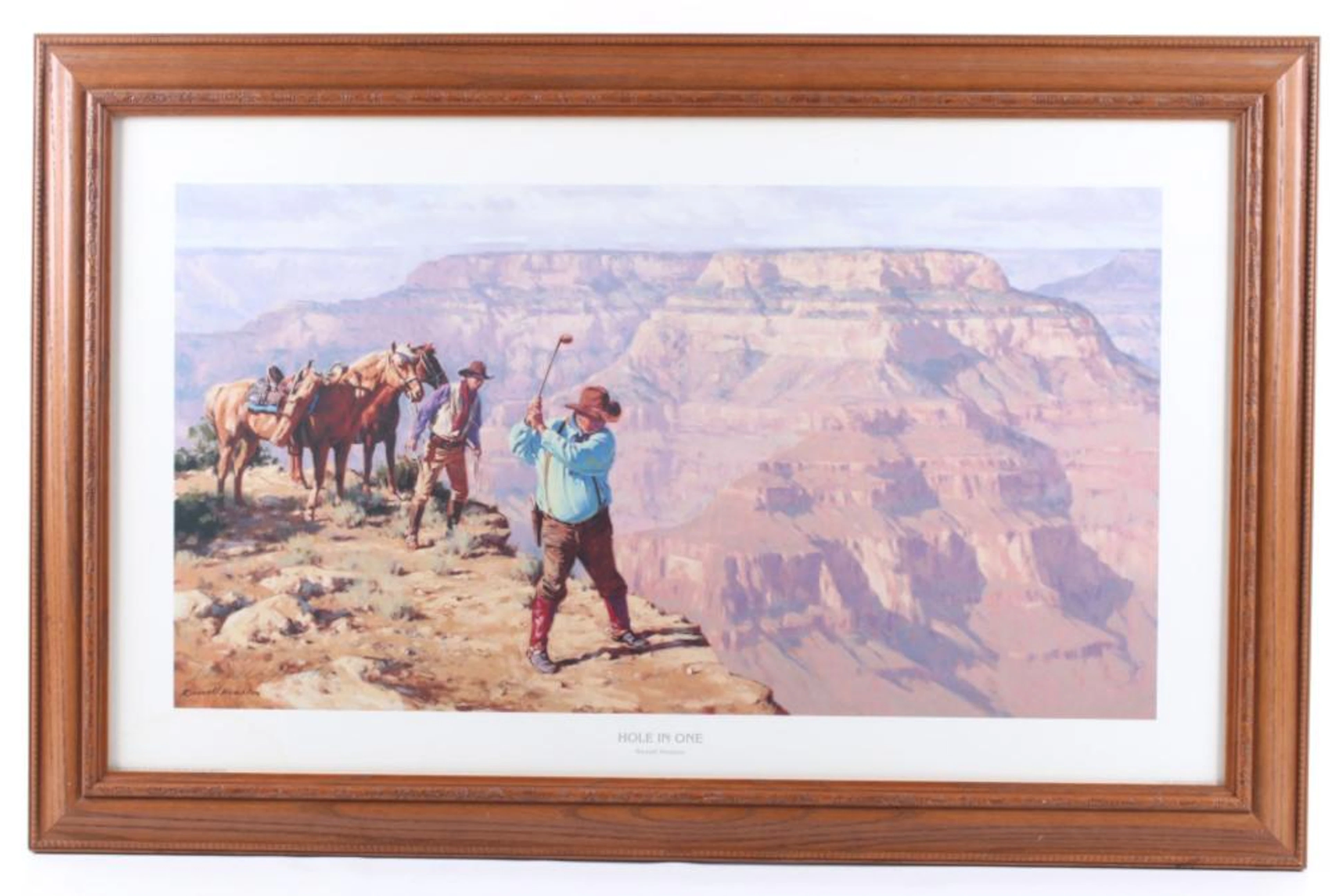 Hole in One Framed Print by Russell Houston