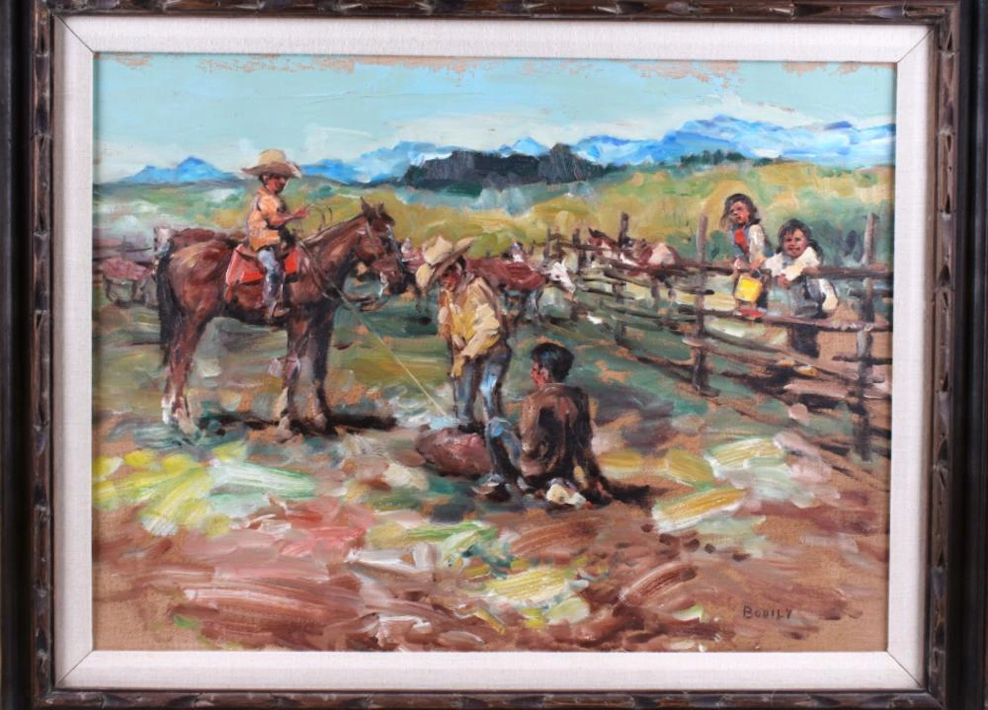 Sheryl Bodily (Montana 1936) Original Oil Painting