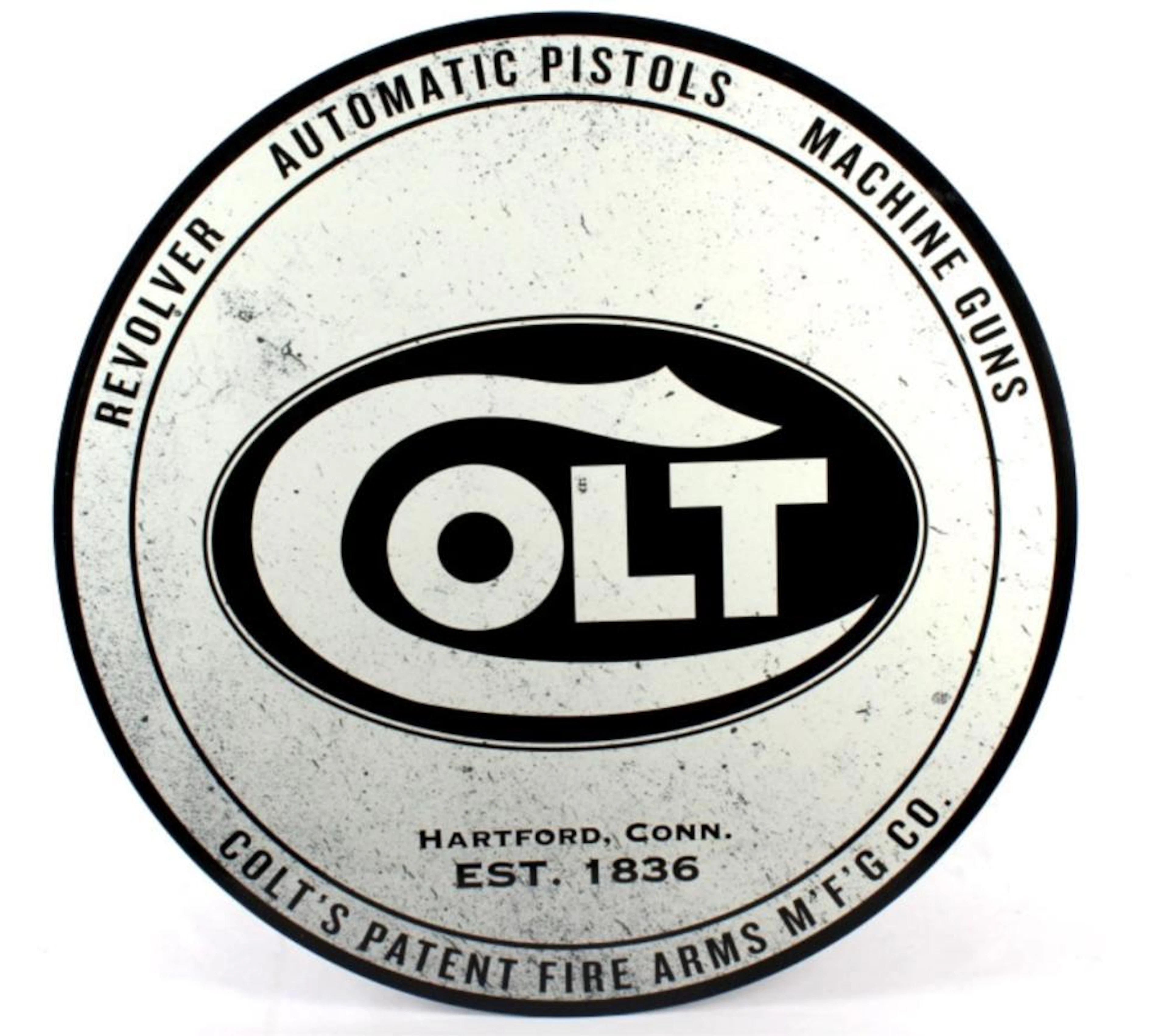 Colt Firearms Advertising Sign Replica