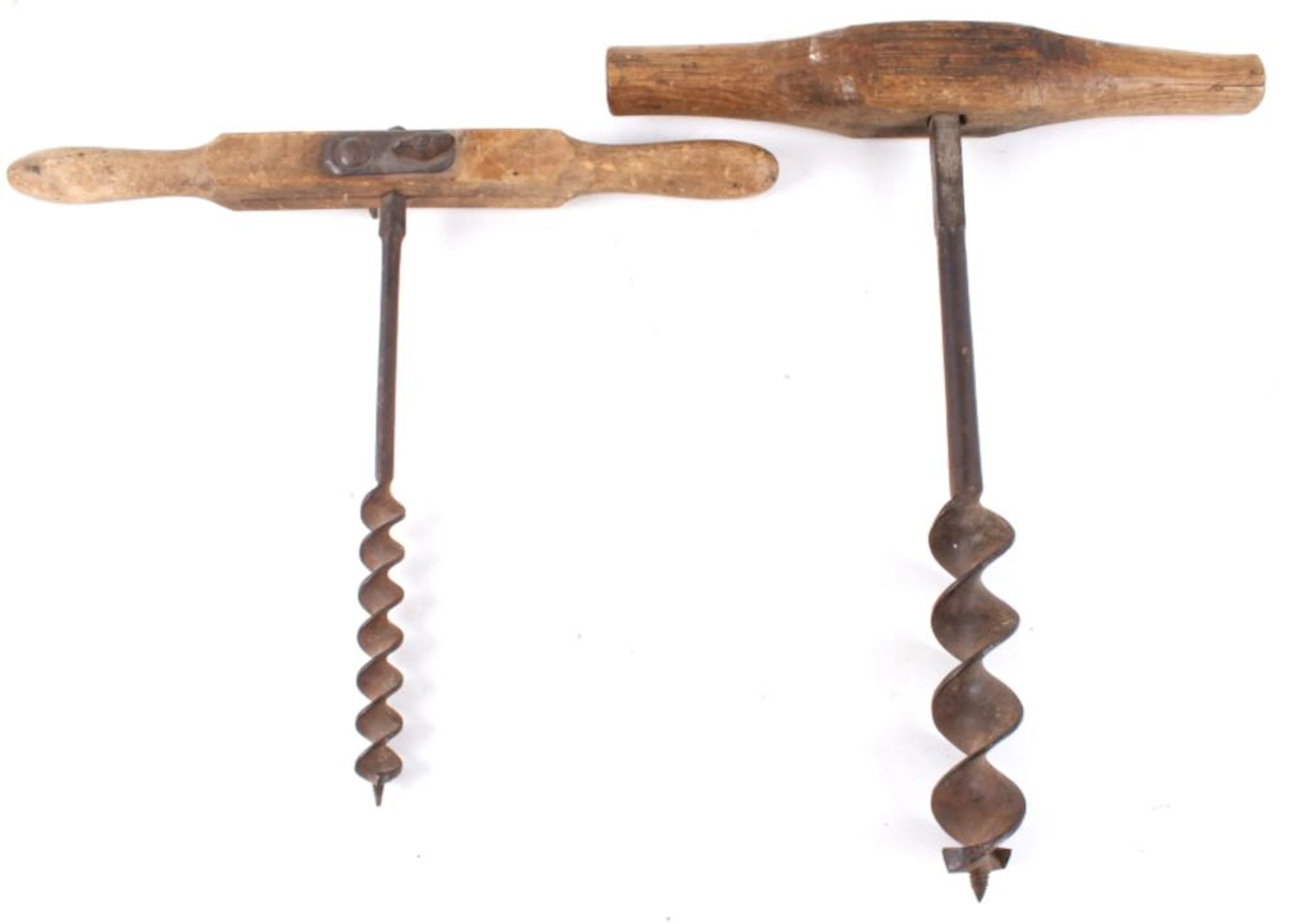 Pair of Wood Working Antique Drill Bits