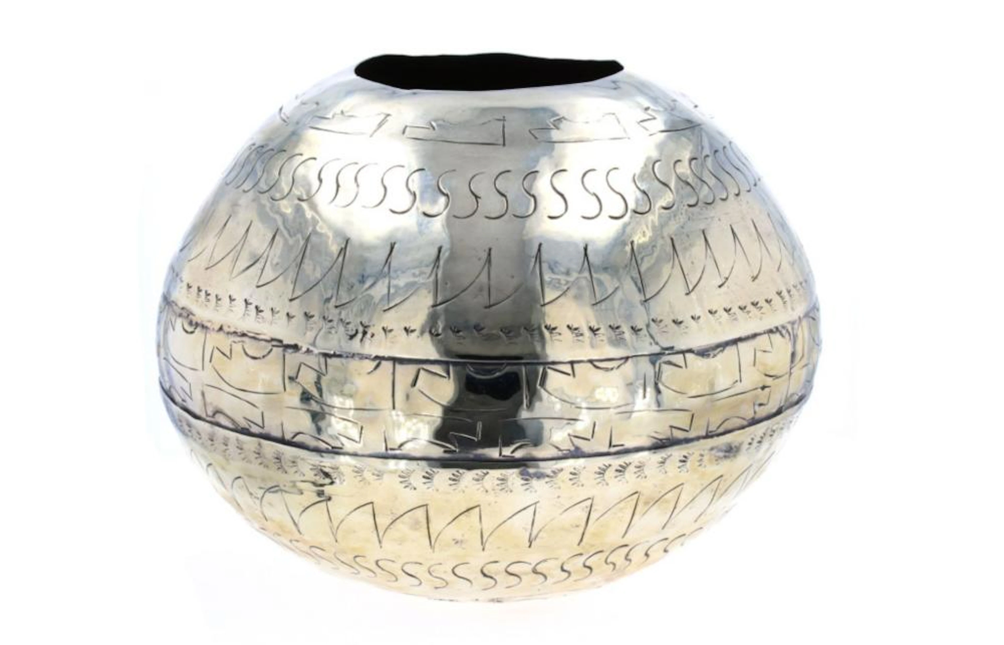Armand American Horse Silver Hollow Form Bowl