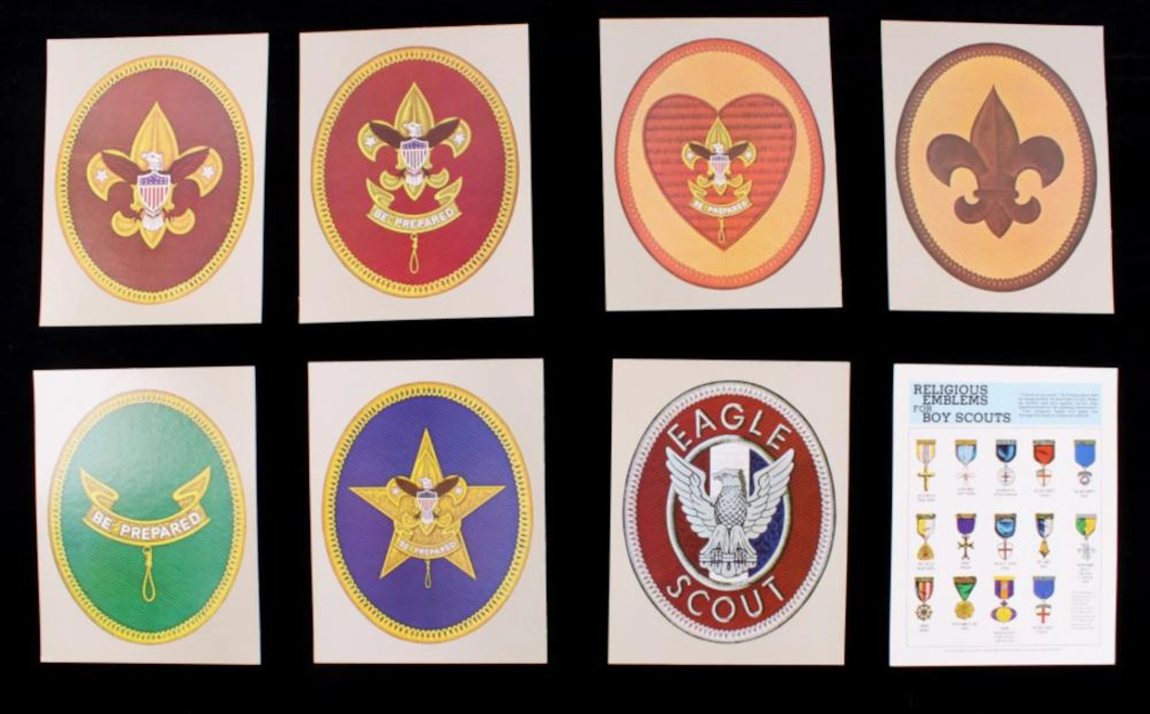 Collection of Boy Scout Records & Poster Set