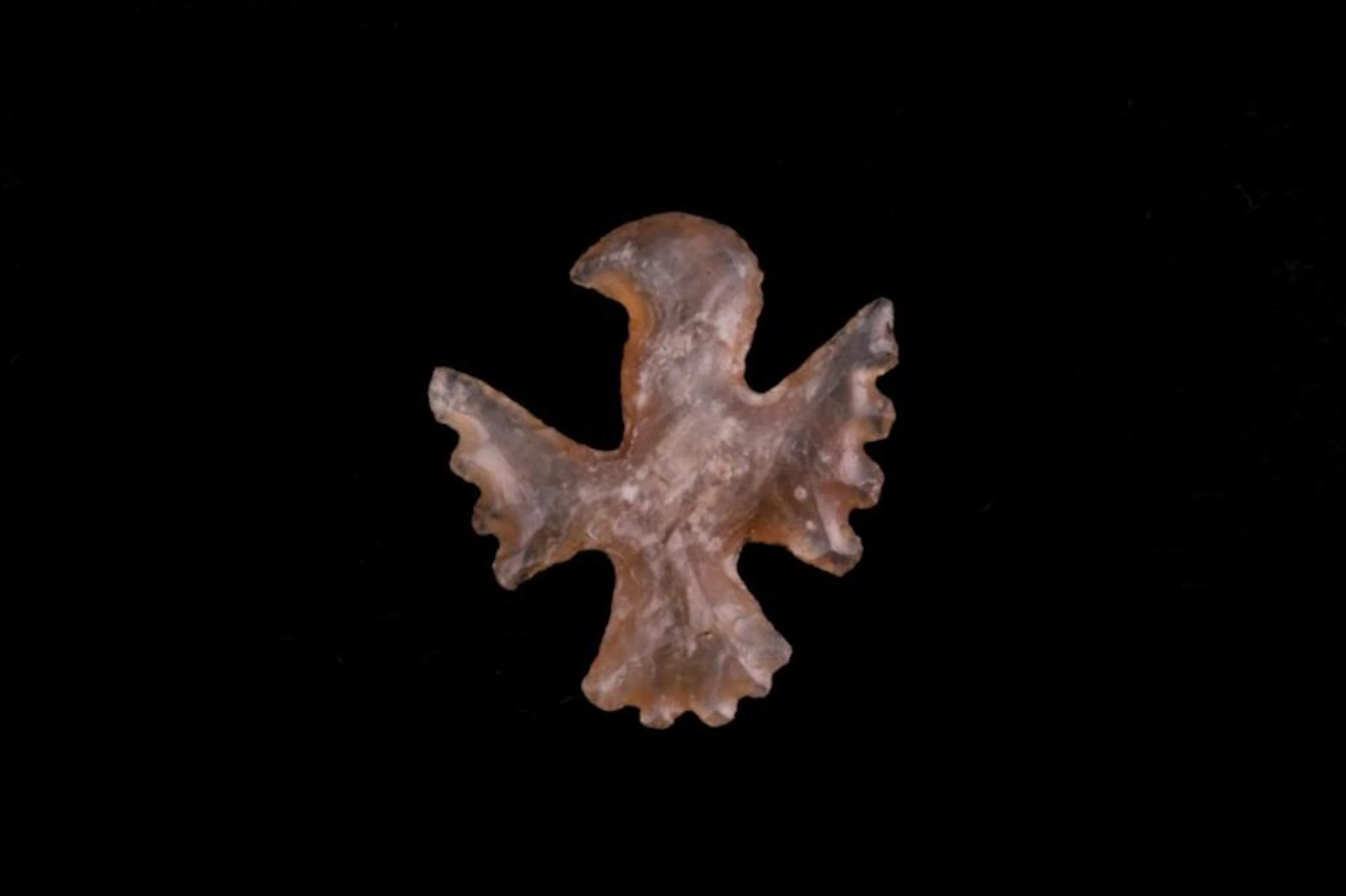 orthern Plains Jasper Knapped Thunderbird Effigy