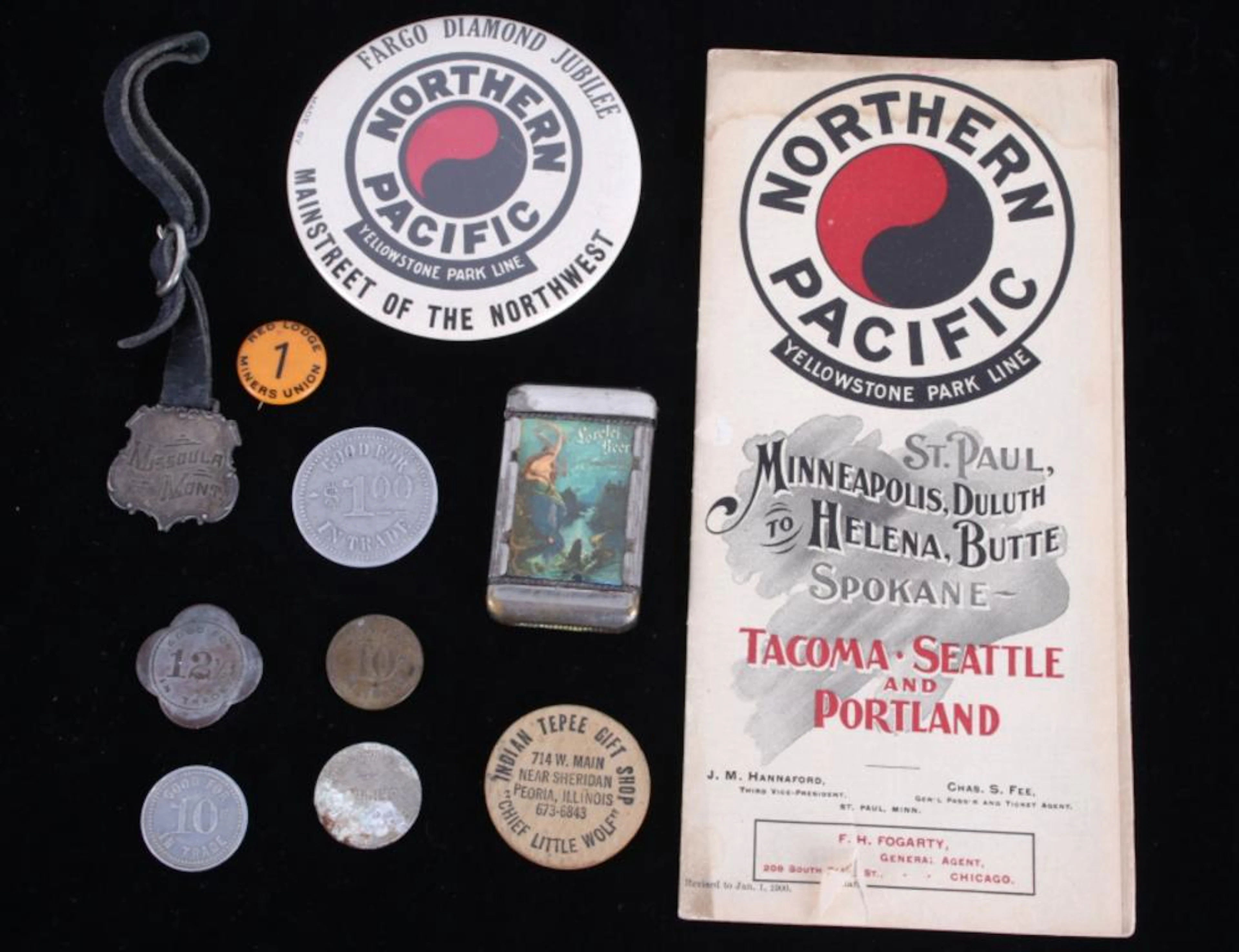 Montana Trade Token & Northern Pacific Collectio