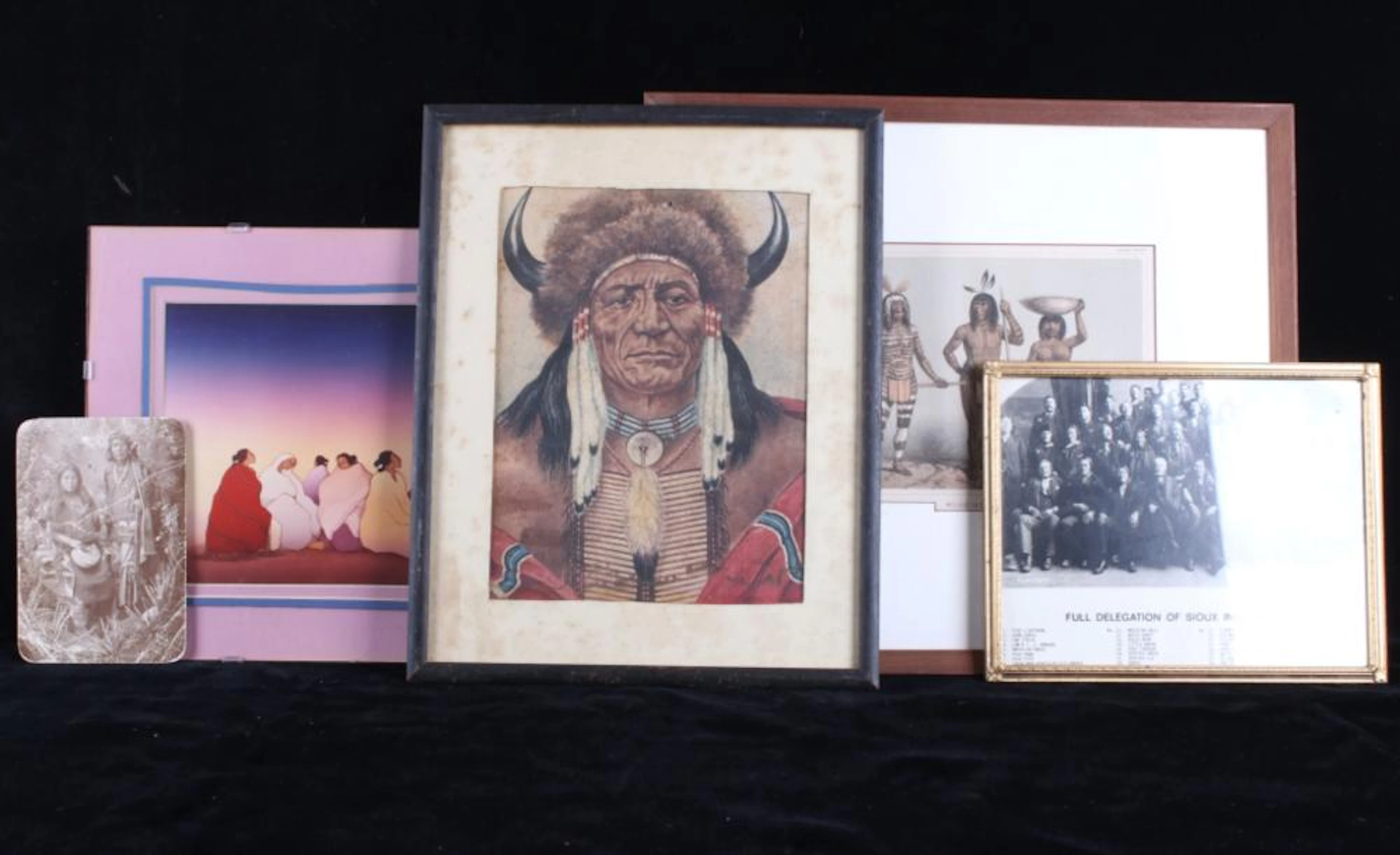 Art & Photographs Of Native Americans Collectio