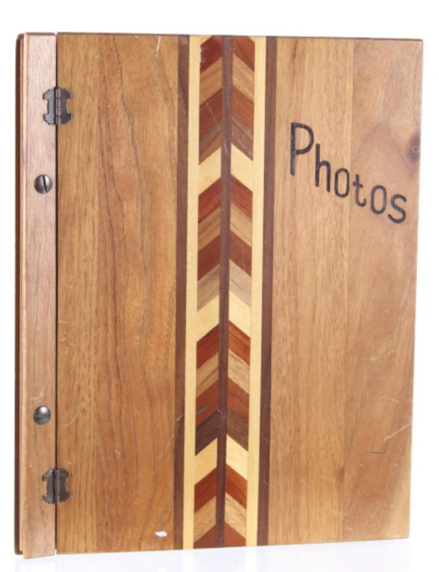 1940s "Minnehikers" Hinged Wood Photo Album