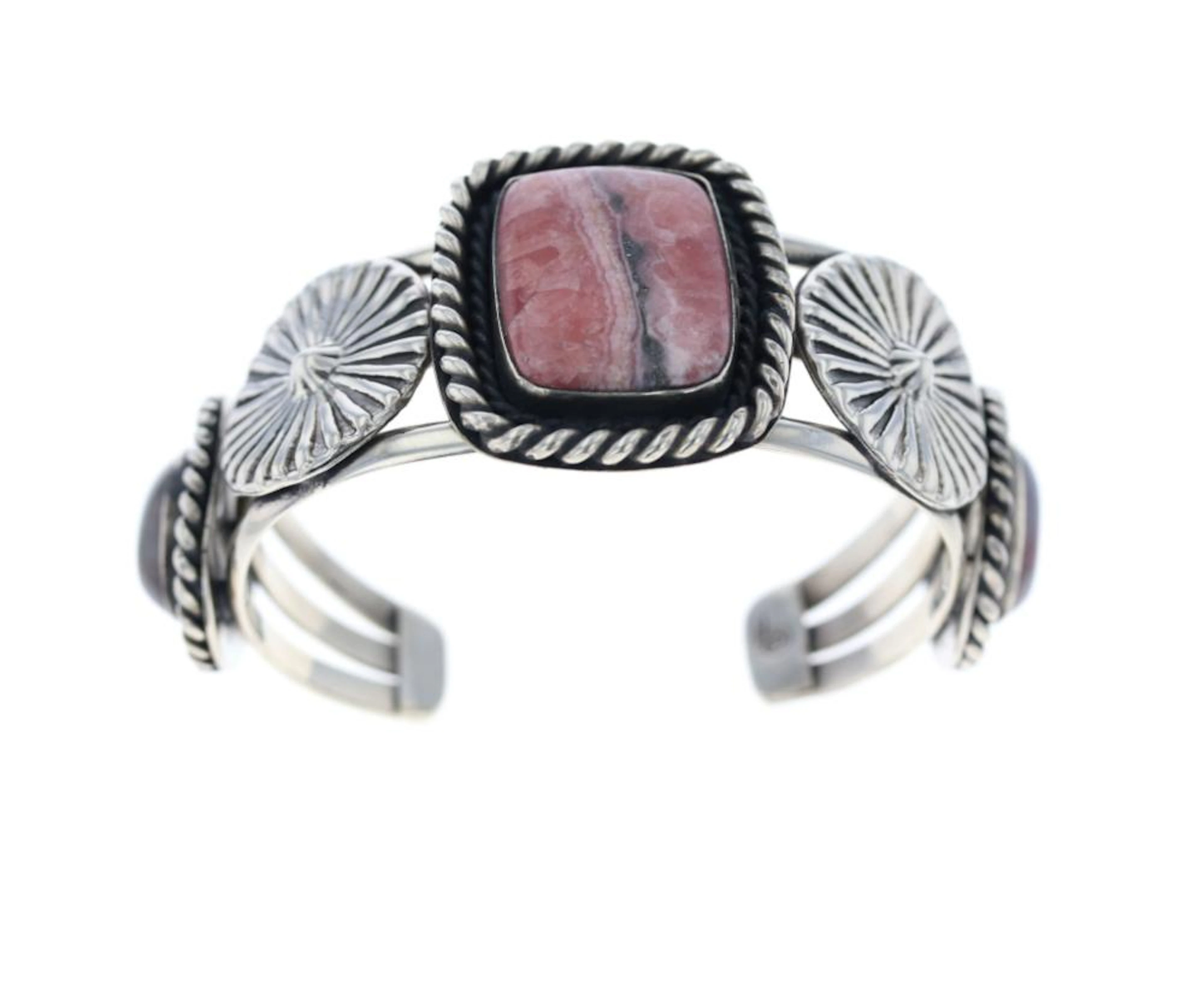 American Horse Rhodochrosite Jasper Bracelet