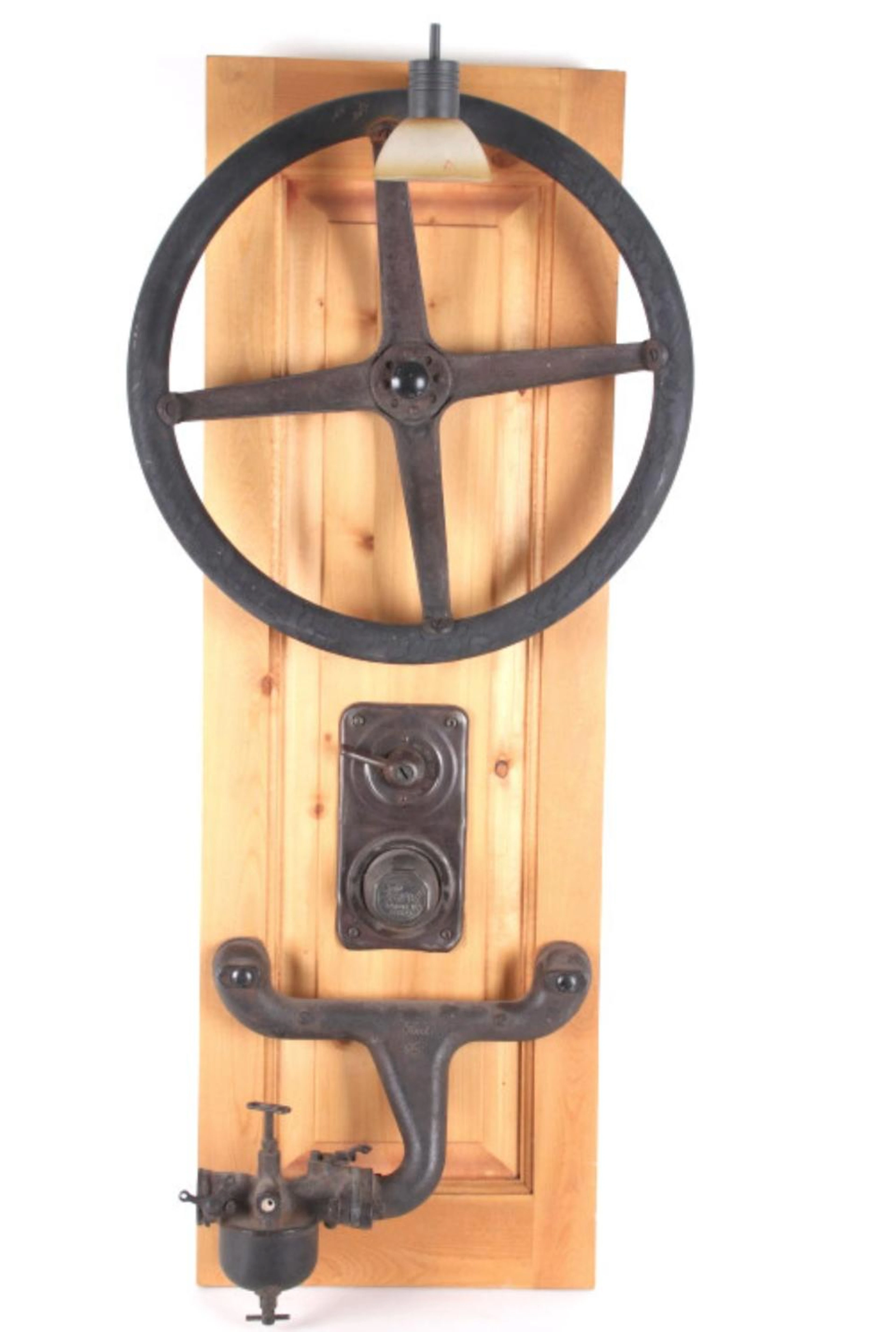 Original Ford Model T Car Parts Wall Display